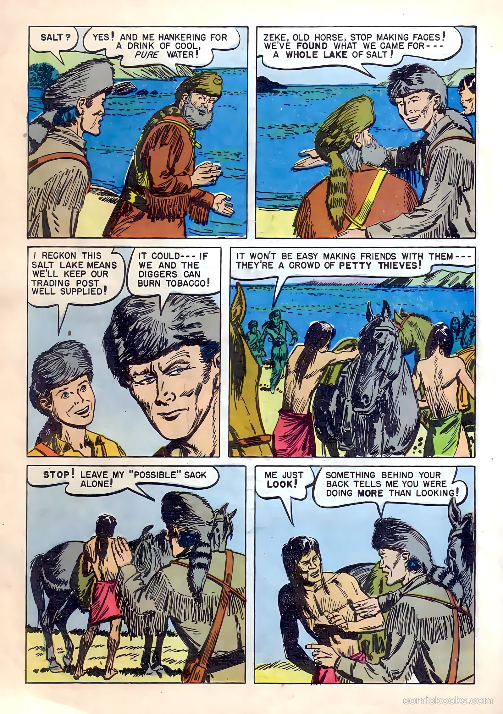 Ben Bowie and His Mountain Men #10 (1957) — page 10 of 36