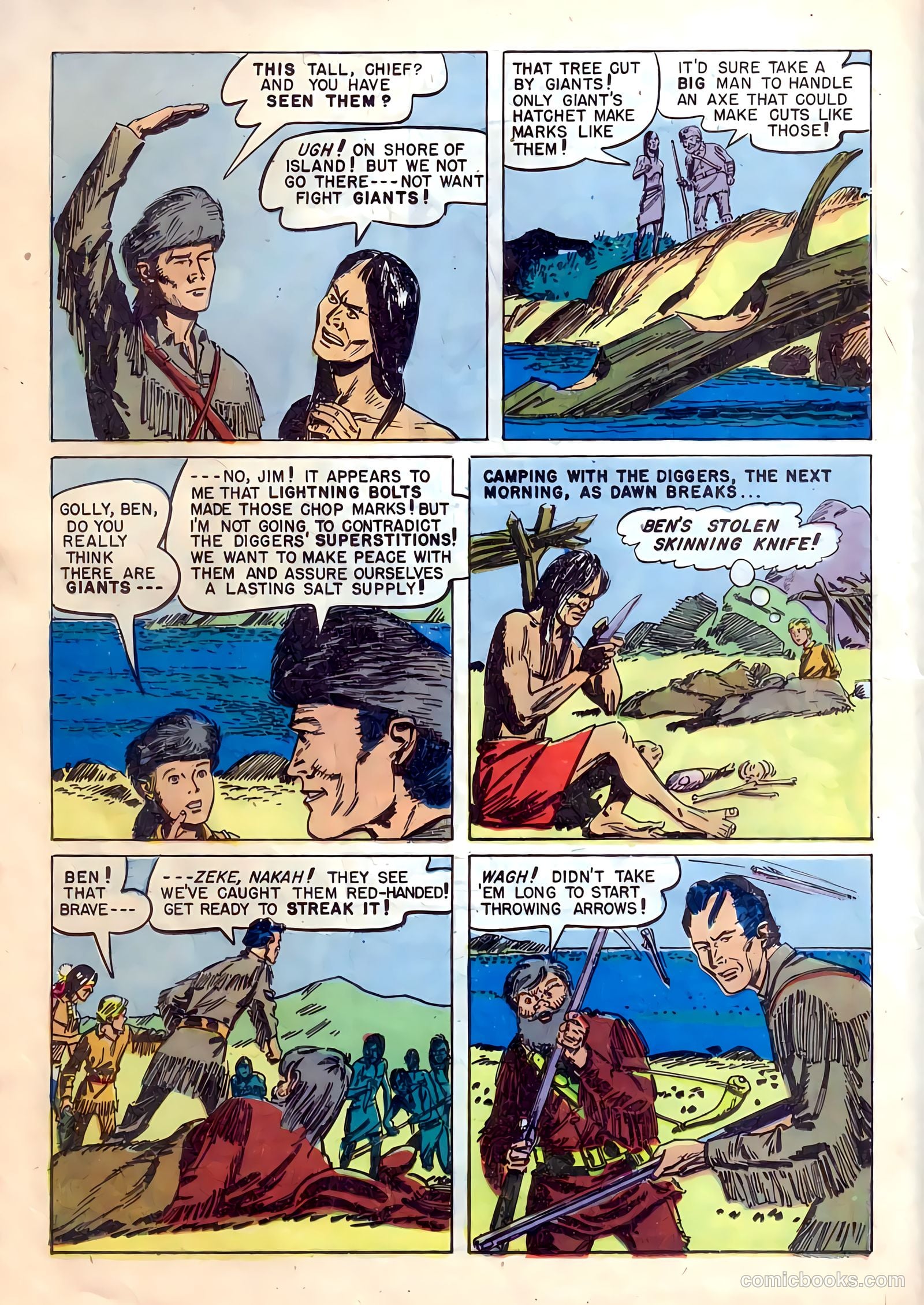 Ben Bowie and His Mountain Men #10 (1957) — page 12 of 36