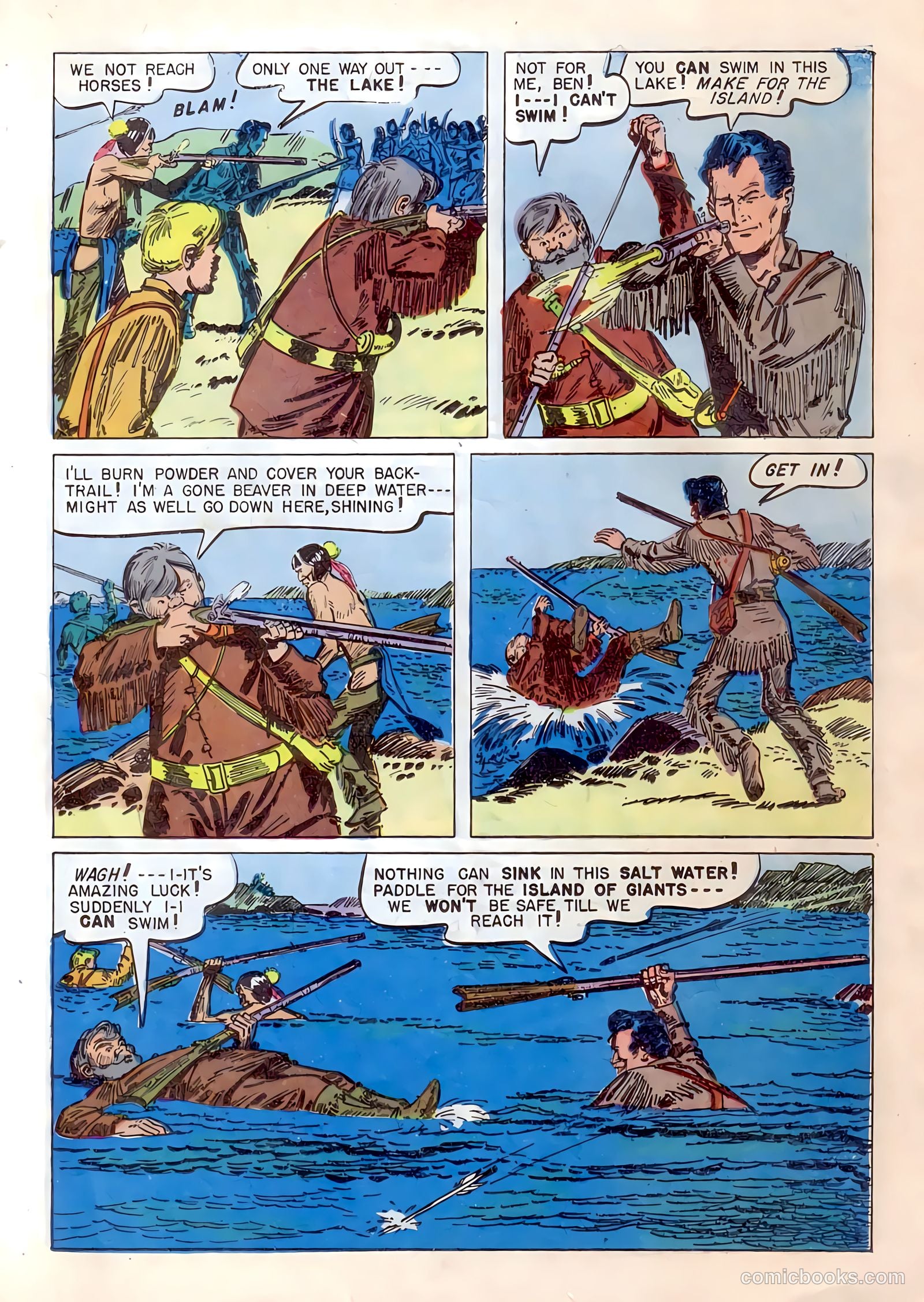 Ben Bowie and His Mountain Men #10 (1957) — page 13 of 36