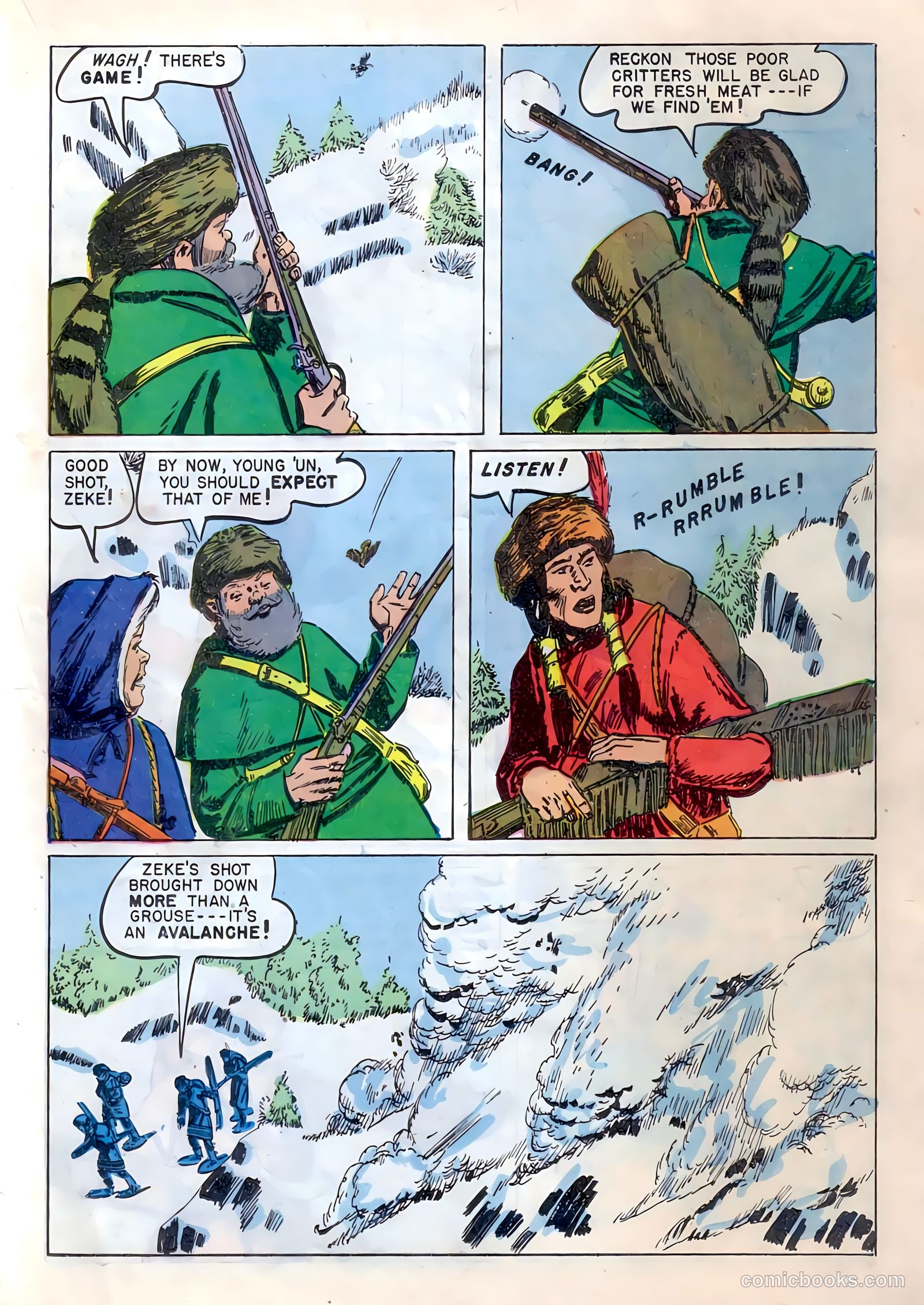 Ben Bowie and His Mountain Men #10 (1957) — page 21 of 36