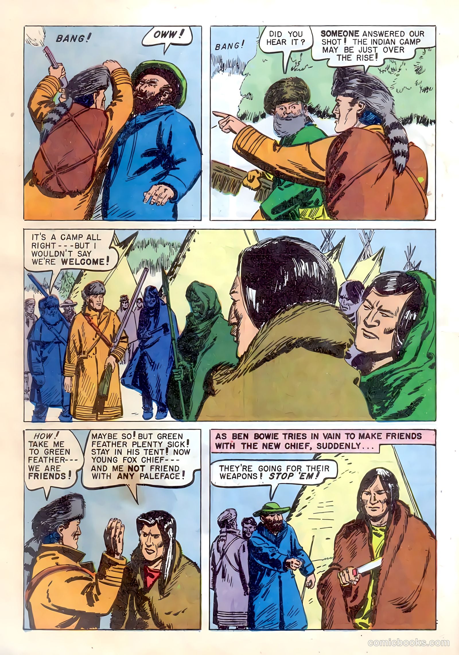 Ben Bowie and His Mountain Men #10 (1957) — page 32 of 36