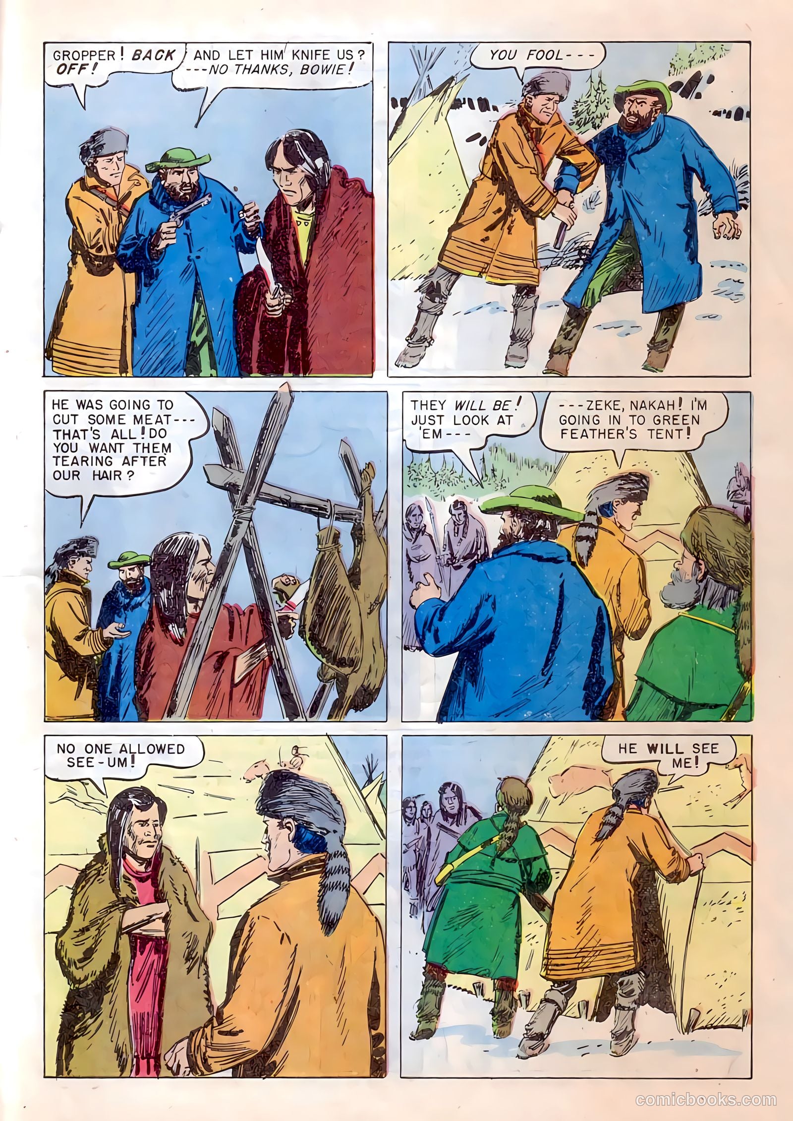 Ben Bowie and His Mountain Men #10 (1957) — page 33 of 36