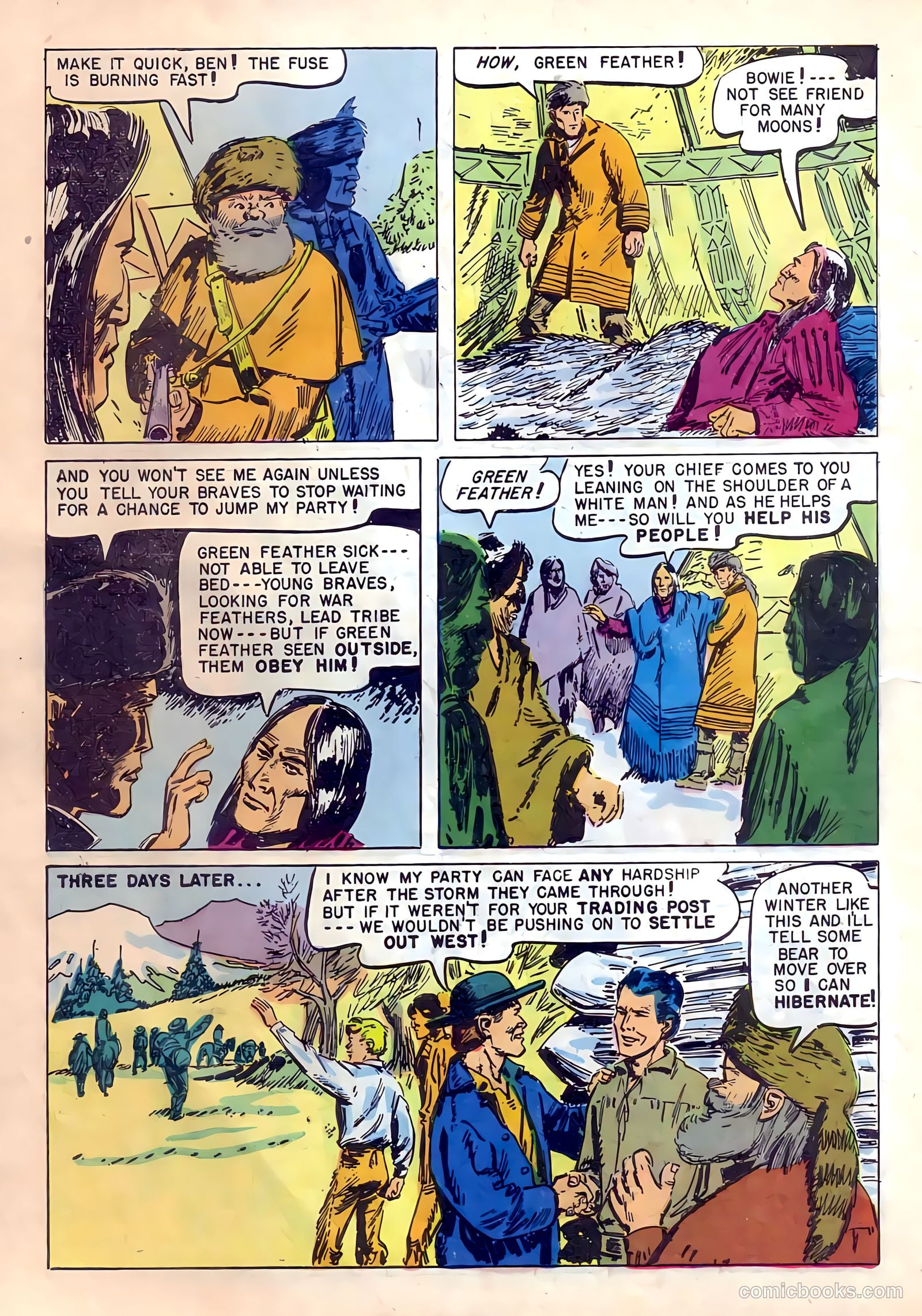 Ben Bowie and His Mountain Men #10 (1957) — page 34 of 36