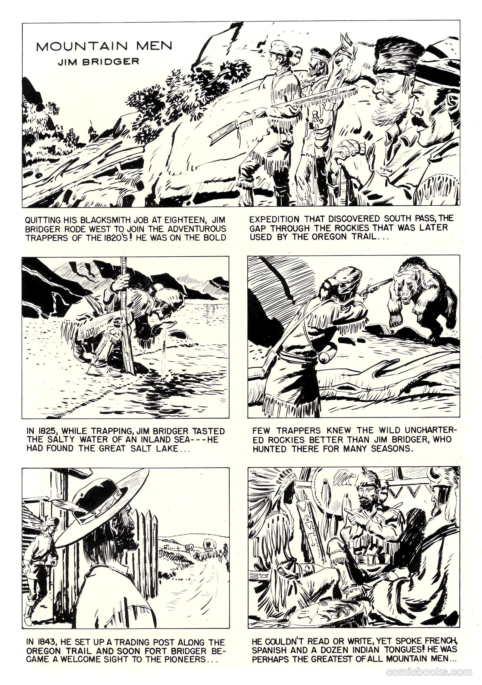 Ben Bowie and His Mountain Men #11 (1957) — page 35 of 36