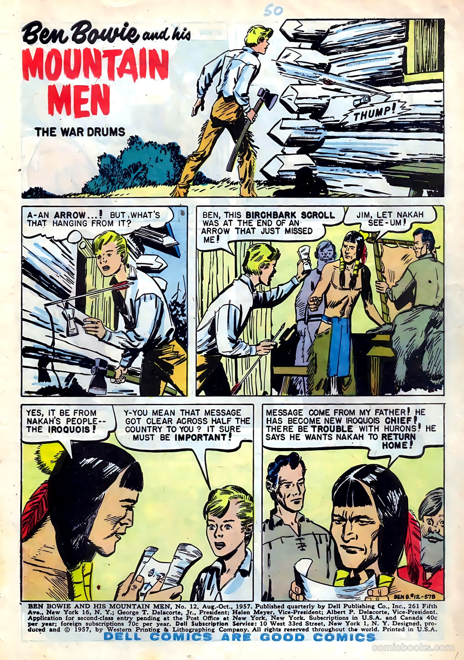 Ben Bowie and His Mountain Men #12 (1957) — page 3 of 36