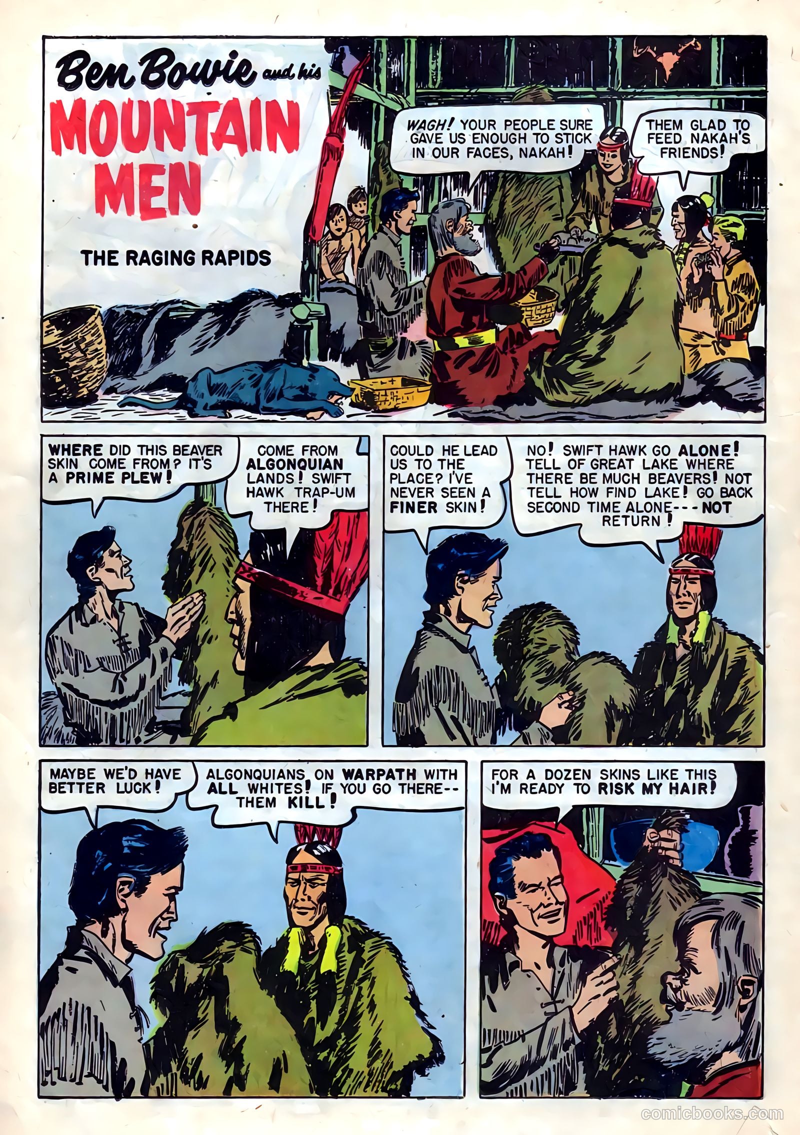Ben Bowie and His Mountain Men #12 (1957) — page 22 of 36