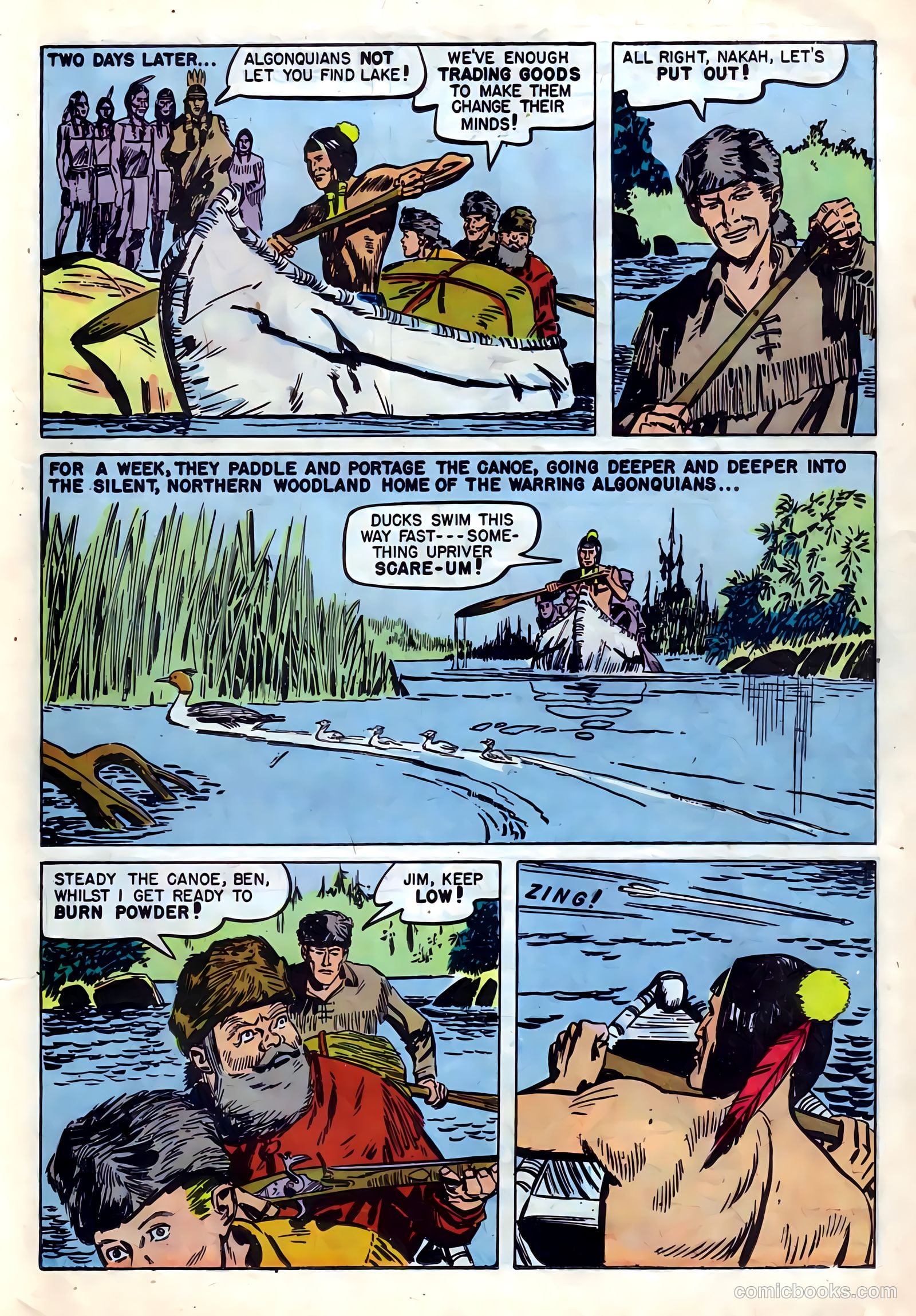 Ben Bowie and His Mountain Men #12 (1957) — page 23 of 36
