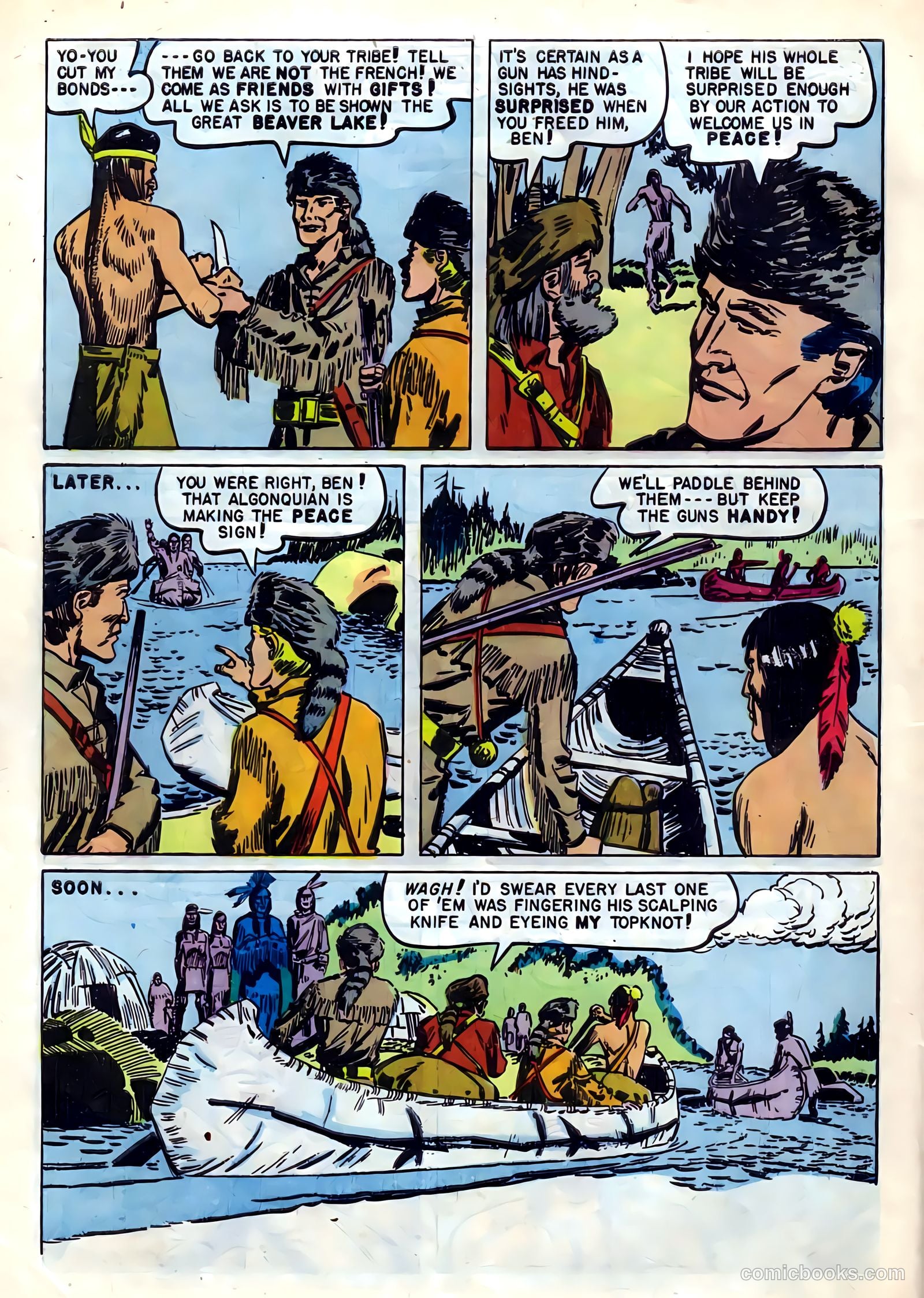 Ben Bowie and His Mountain Men #12 (1957) — page 28 of 36