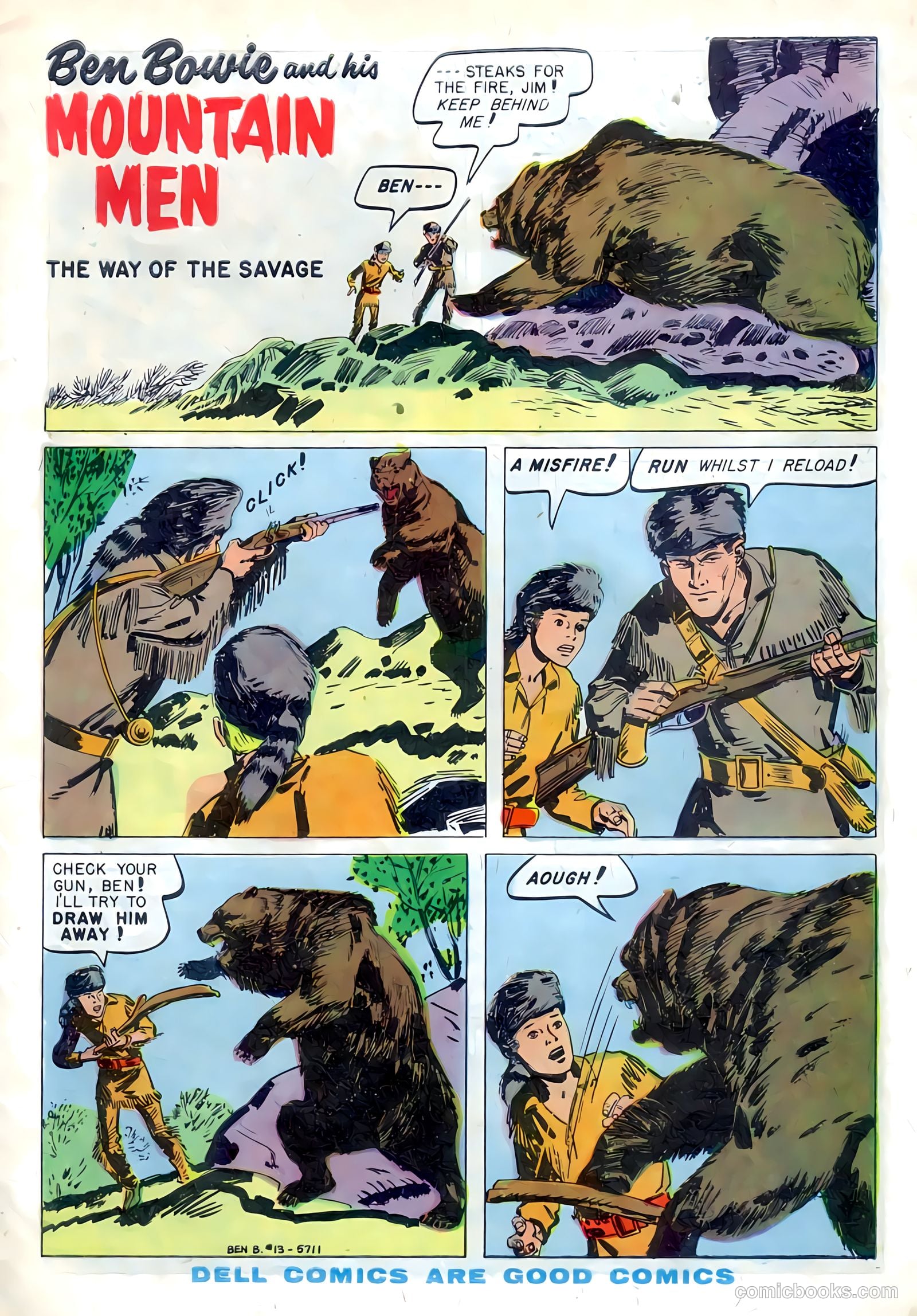 Ben Bowie and His Mountain Men #13 (1958) — page 3 of 36