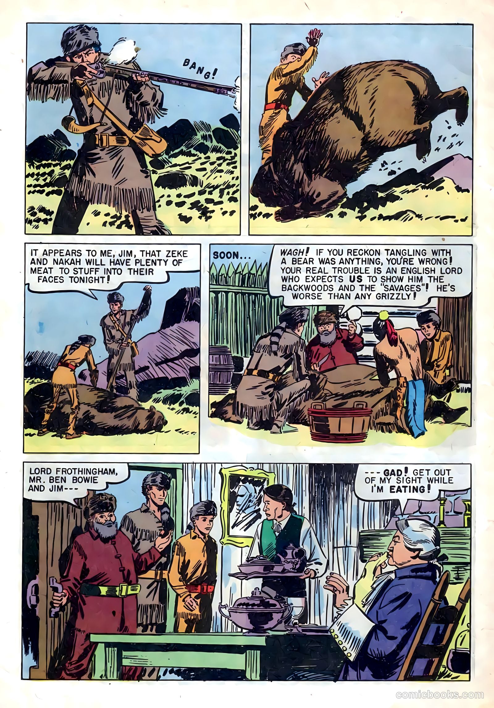 Ben Bowie and His Mountain Men #13 (1958) — page 4 of 36