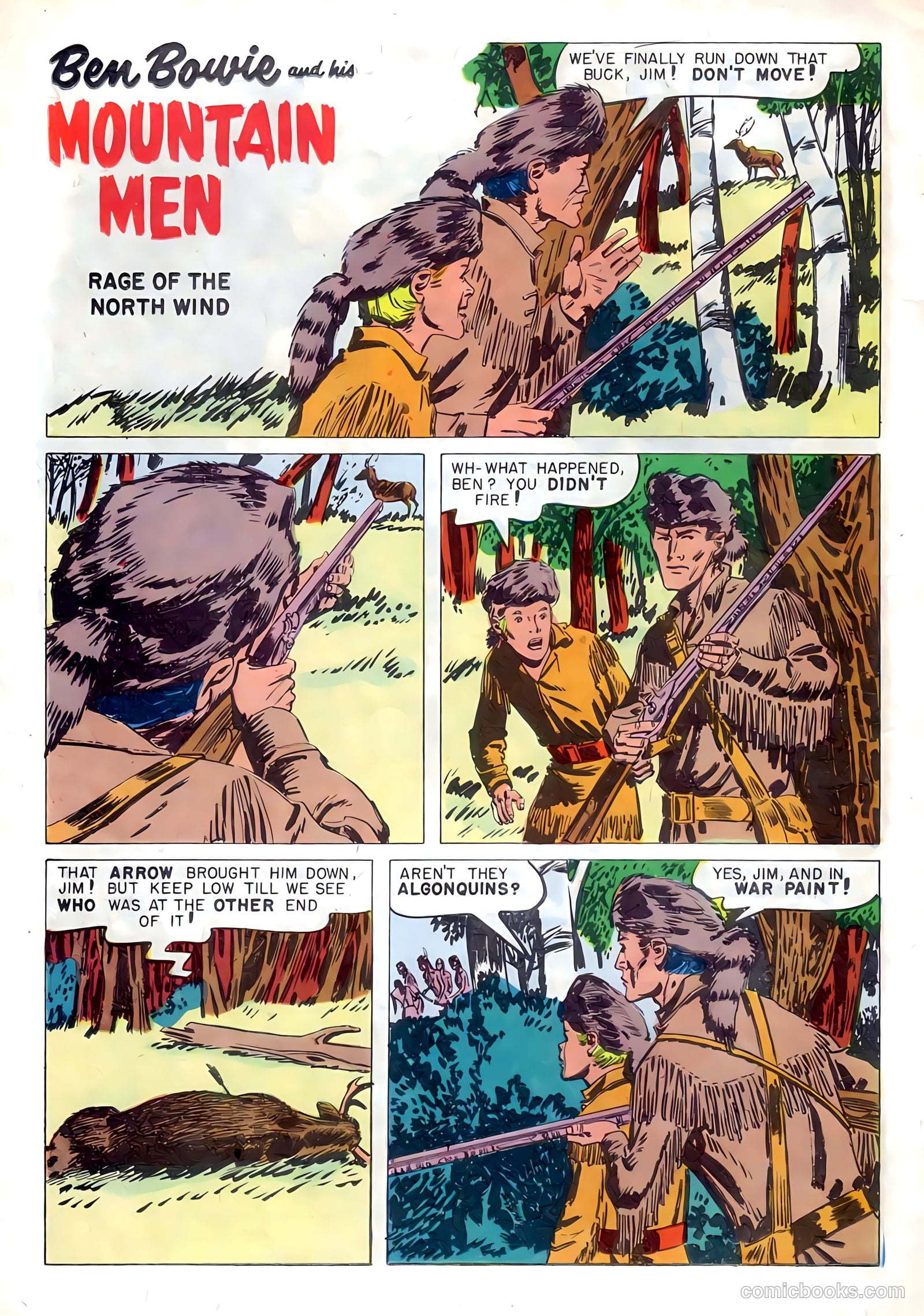 Ben Bowie and His Mountain Men #13 (1958) — page 22 of 36