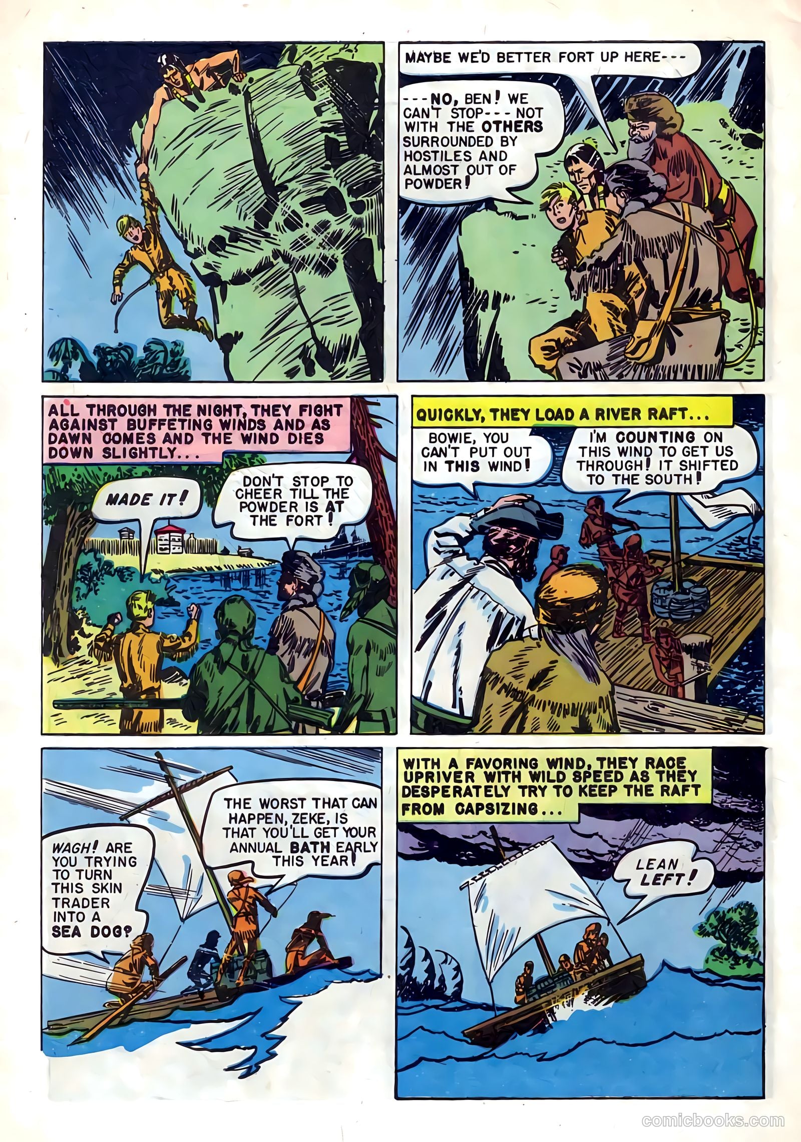Ben Bowie and His Mountain Men #13 (1958) — page 32 of 36