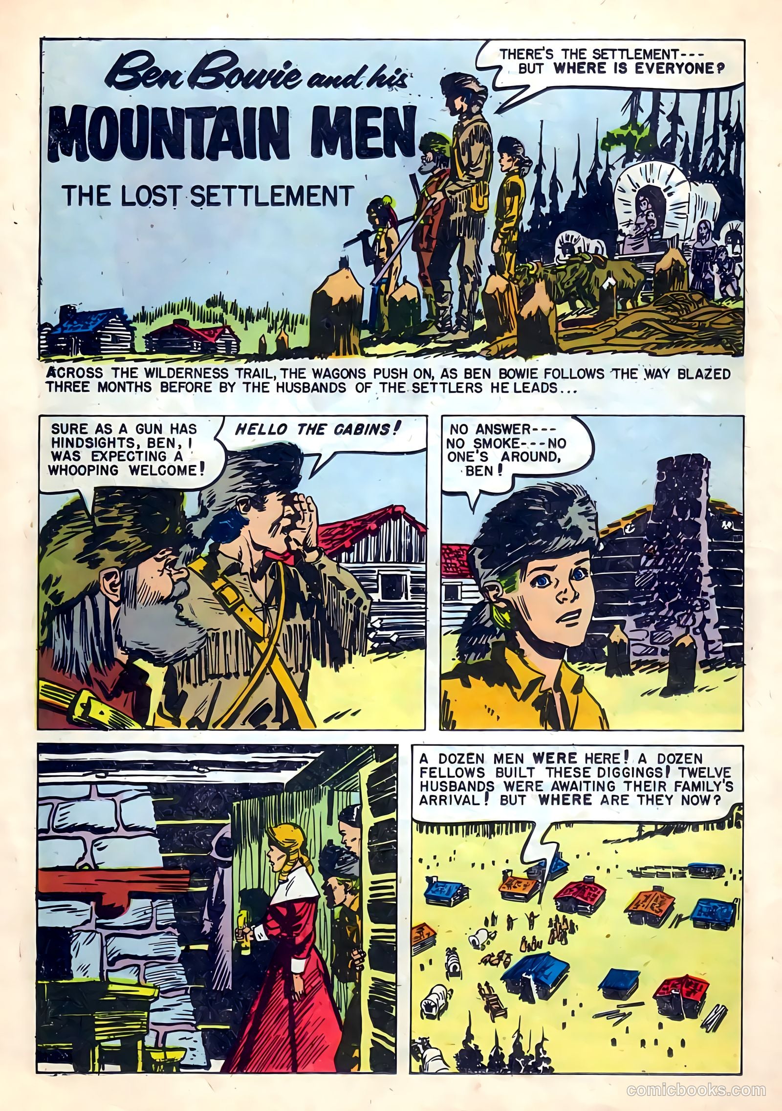 Ben Bowie and His Mountain Men #14 (1958) — page 22 of 36