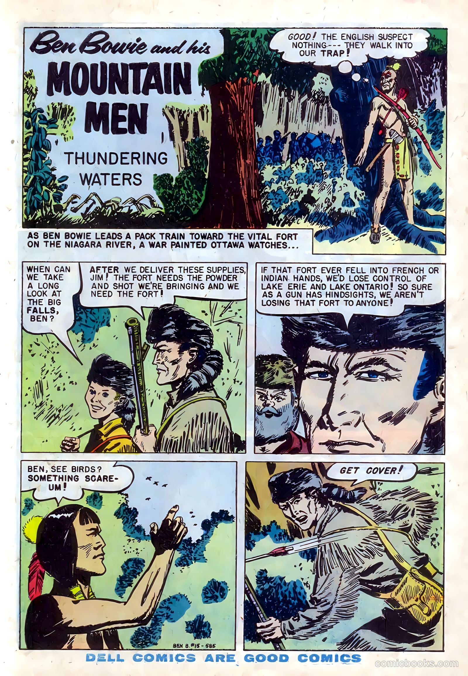 Ben Bowie and His Mountain Men #15 (1958) — page 3 of 36