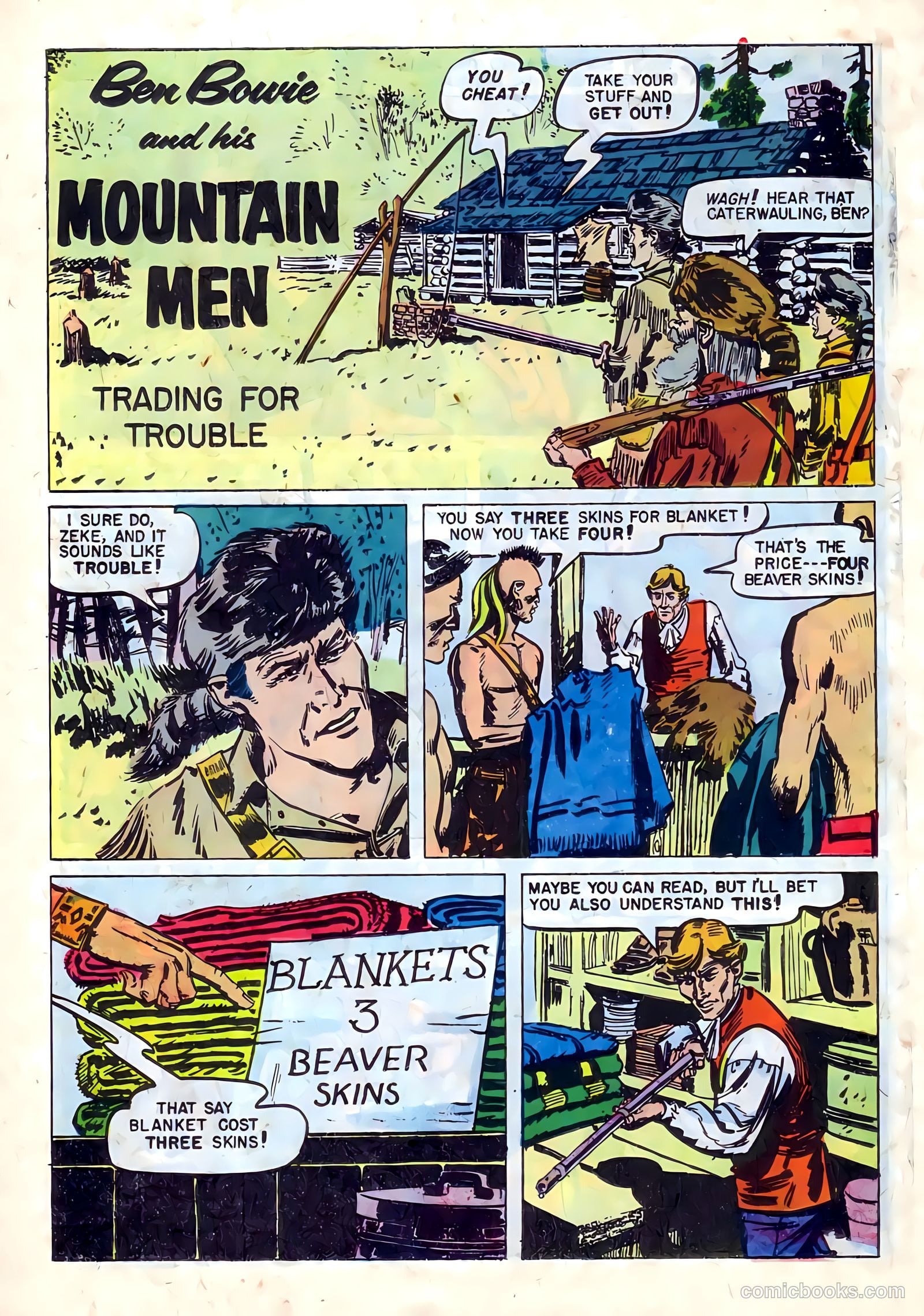 Ben Bowie and His Mountain Men #15 (1958) — page 22 of 36