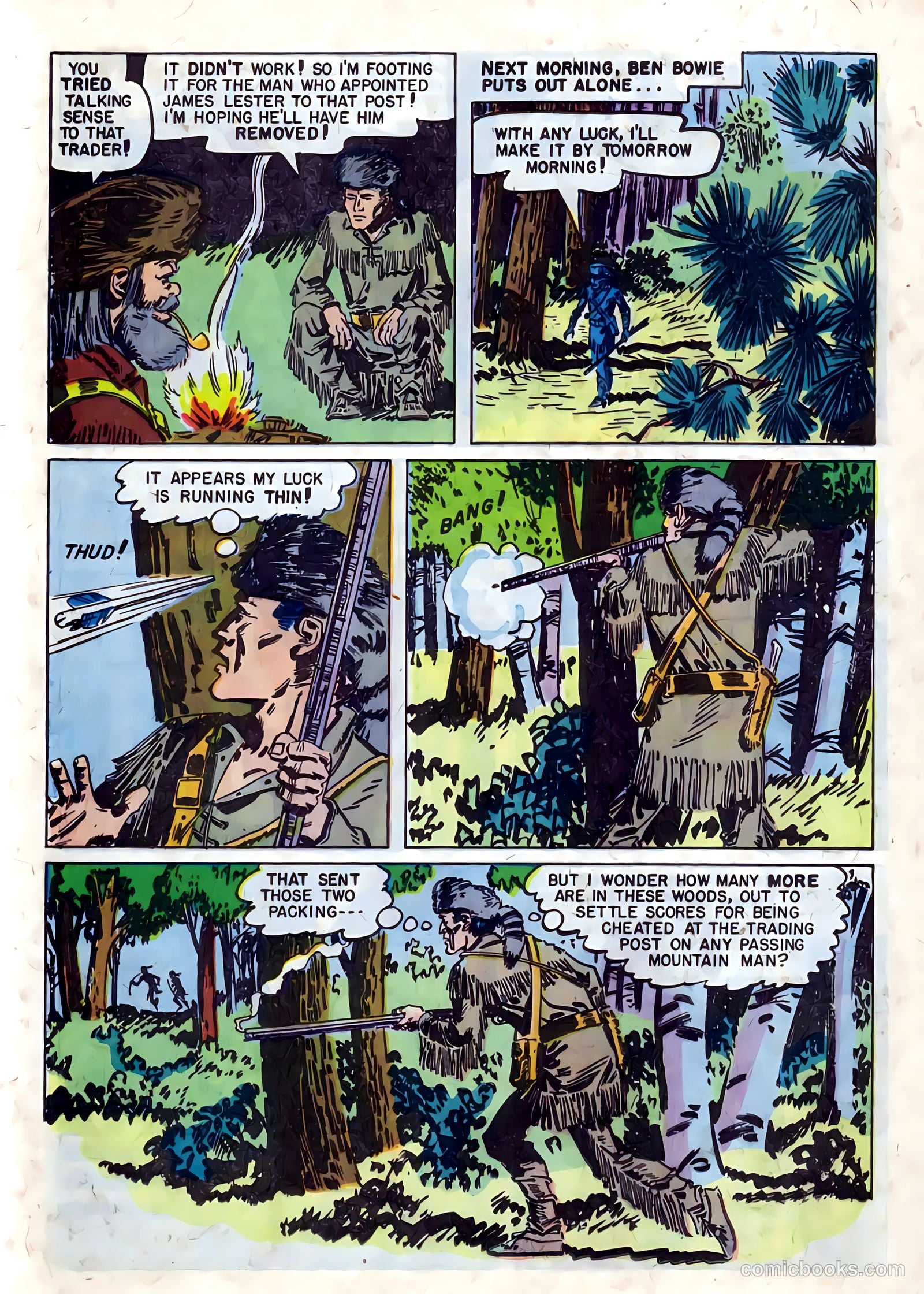 Ben Bowie and His Mountain Men #15 (1958) — page 25 of 36