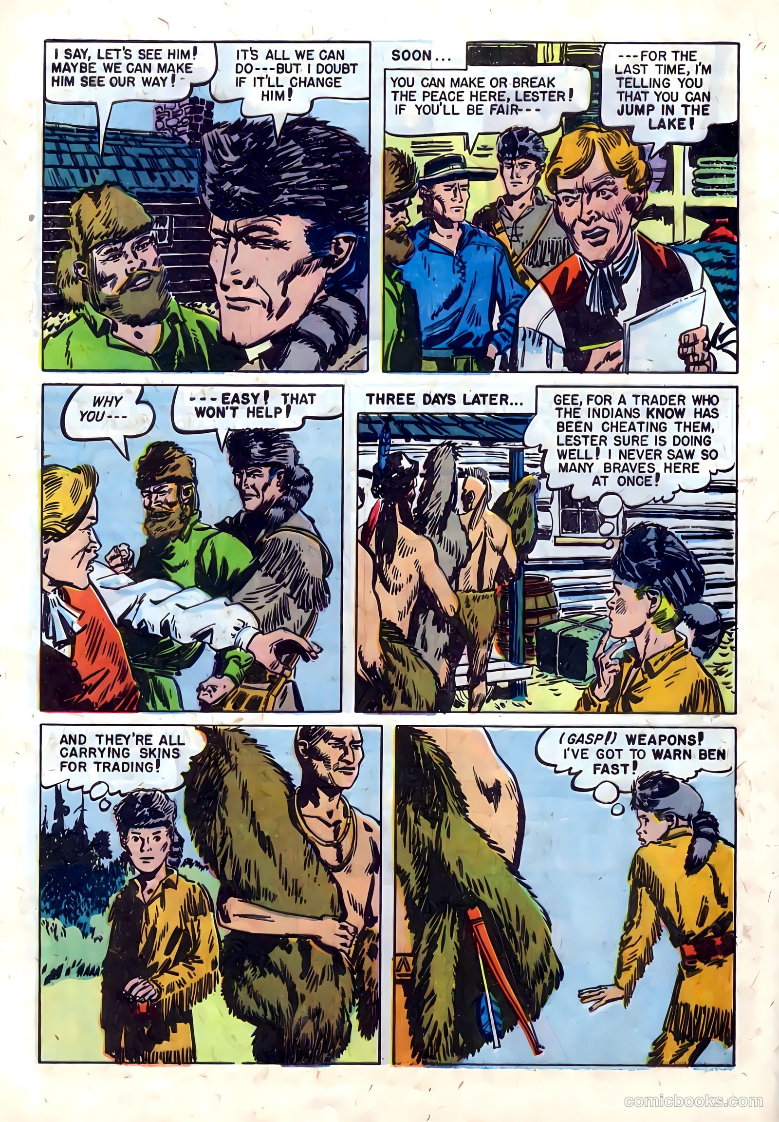 Ben Bowie and His Mountain Men #15 (1958) — page 28 of 36