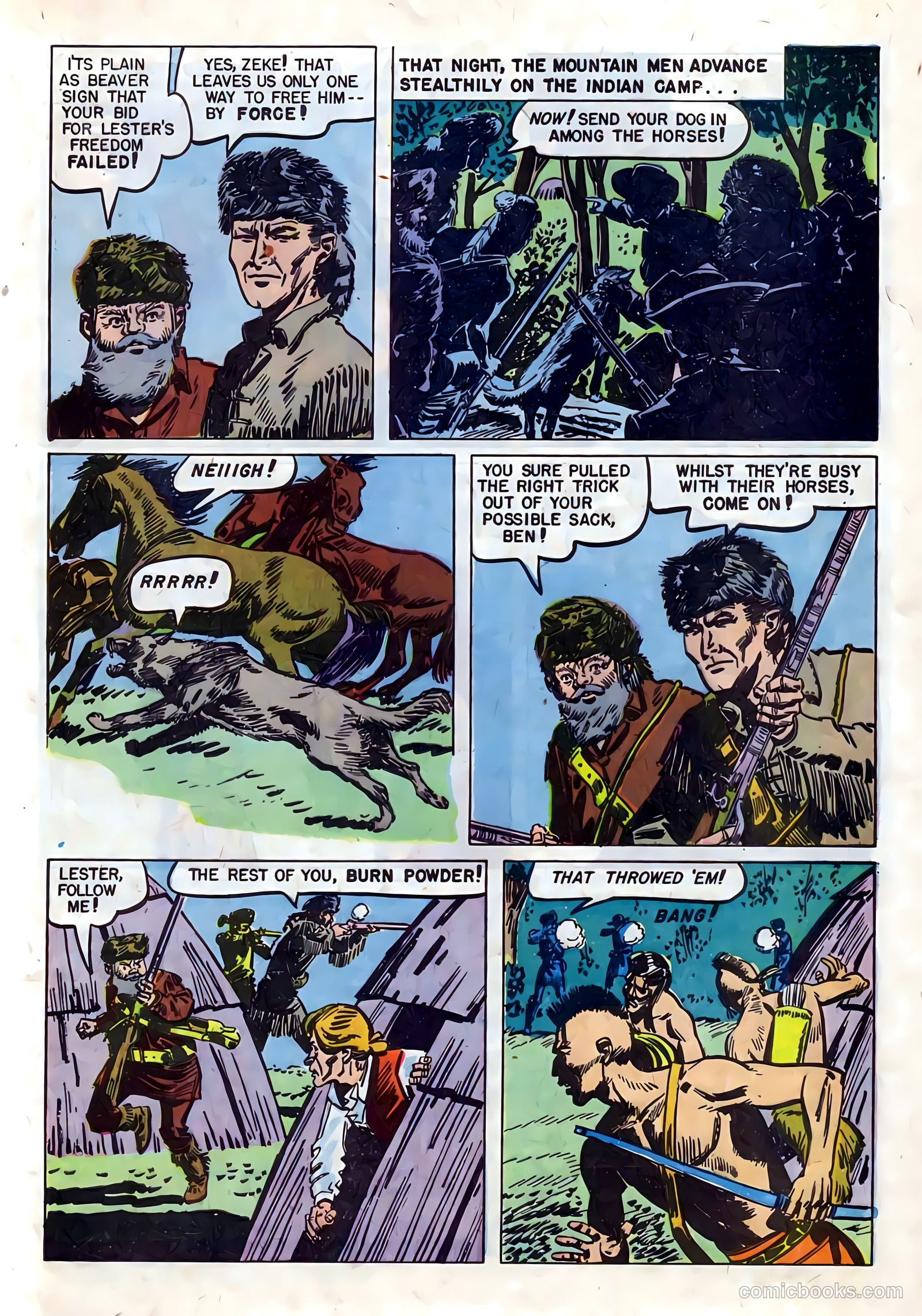 Ben Bowie and His Mountain Men #15 (1958) — page 33 of 36