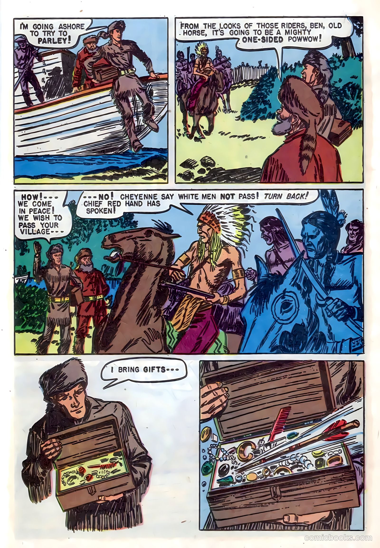 Ben Bowie and His Mountain Men #7 (1956) — page 13 of 36
