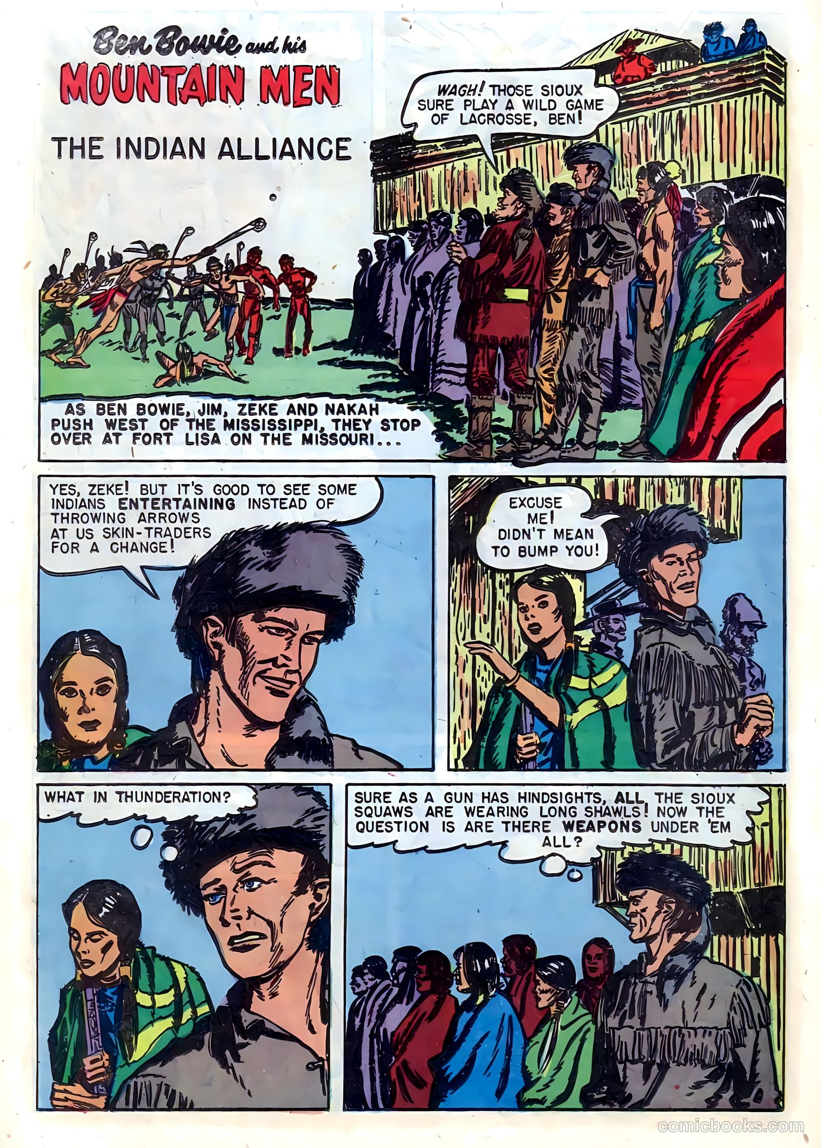 Ben Bowie and His Mountain Men #7 (1956) — page 20 of 36