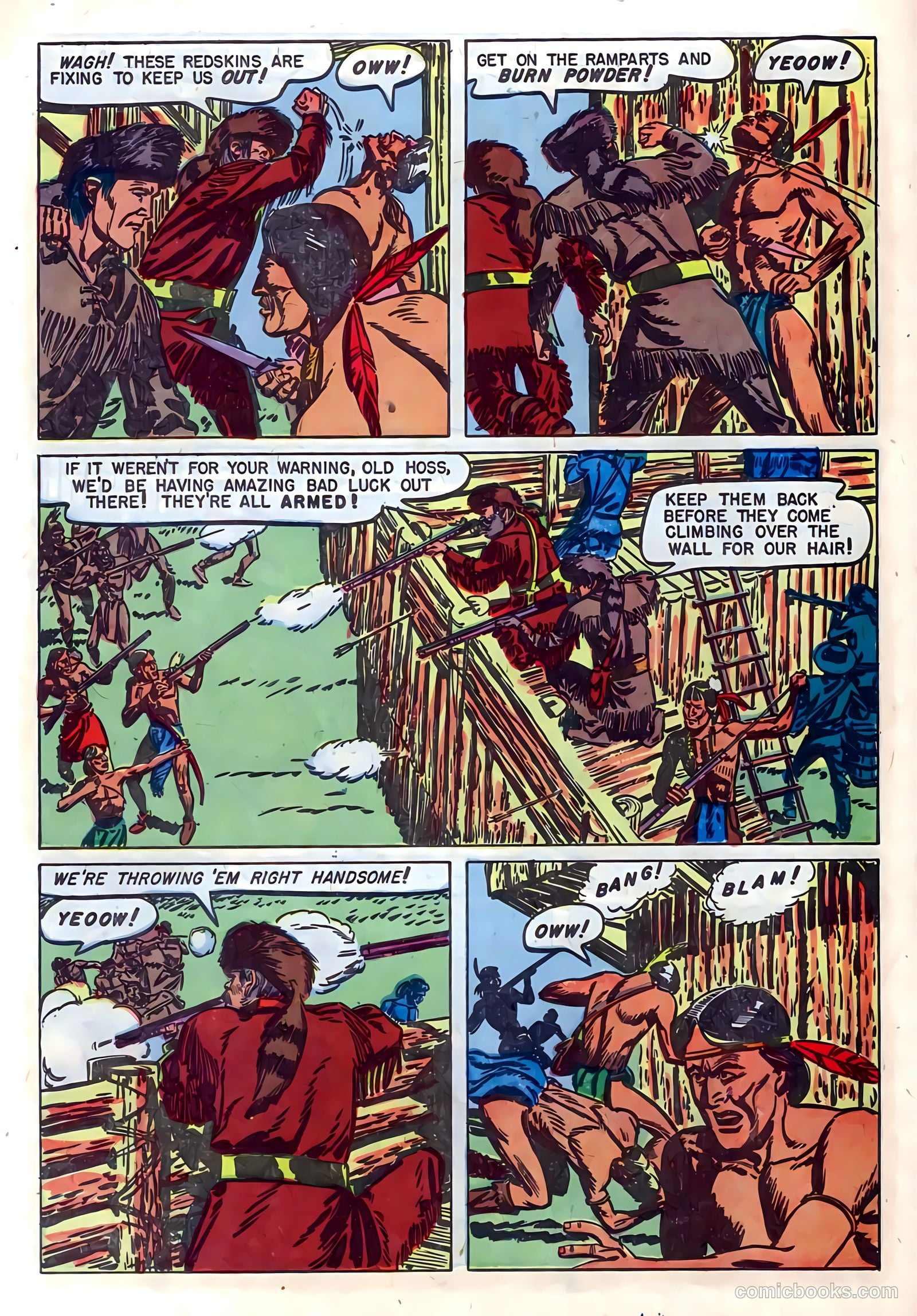 Ben Bowie and His Mountain Men #7 (1956) — page 22 of 36