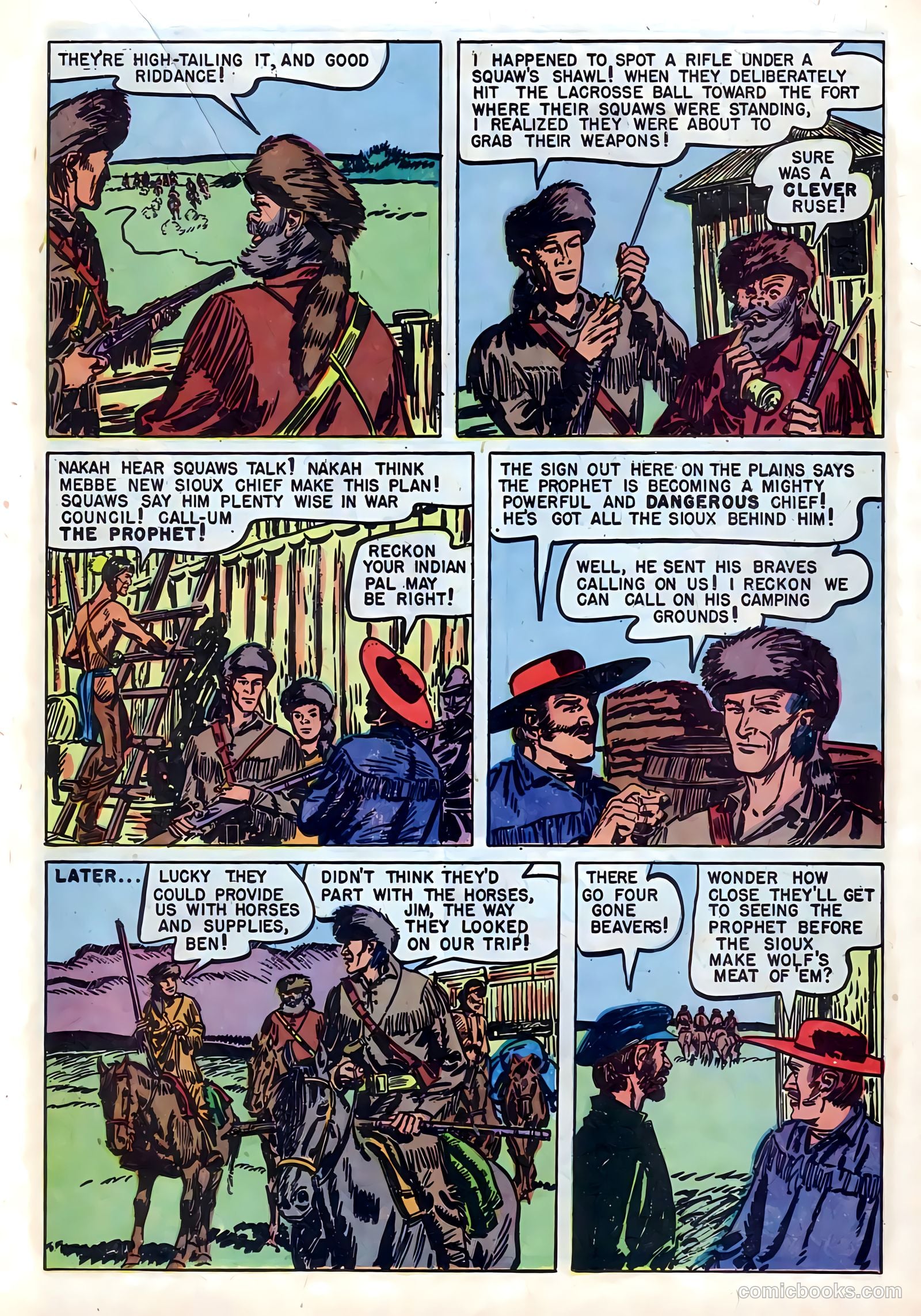 Ben Bowie and His Mountain Men #7 (1956) — page 23 of 36