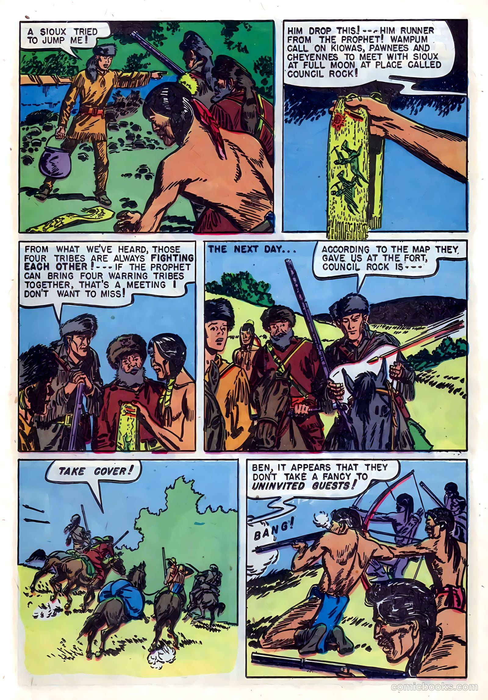 Ben Bowie and His Mountain Men #7 (1956) — page 25 of 36