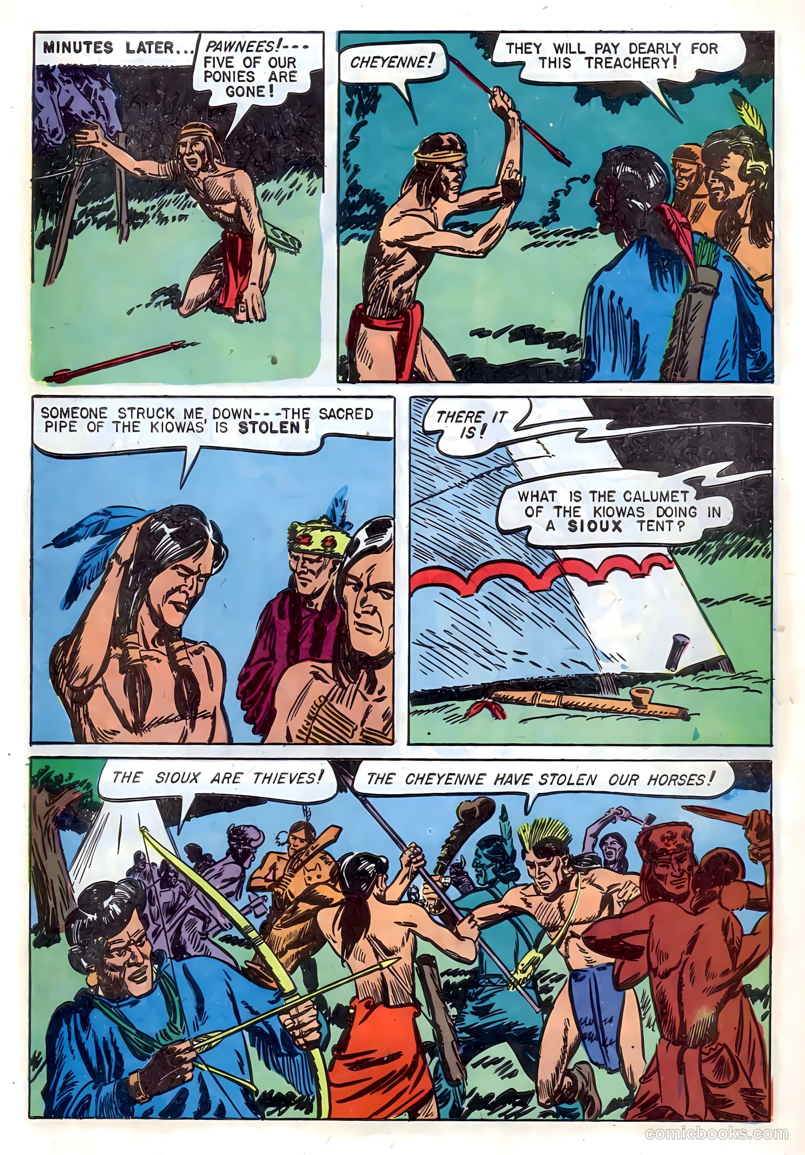 Ben Bowie and His Mountain Men #7 (1956) — page 33 of 36