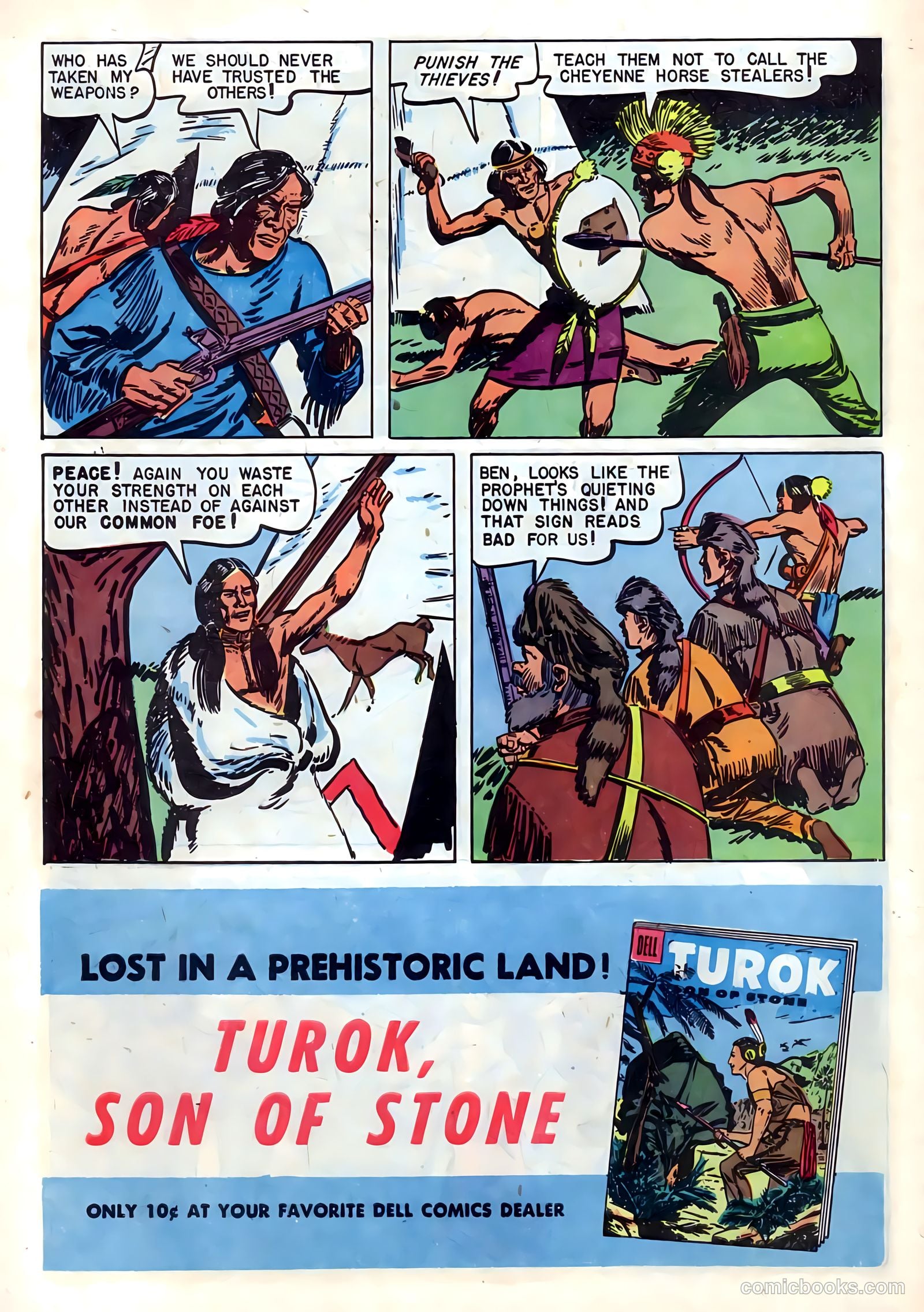 Ben Bowie and His Mountain Men #7 (1956) — page 34 of 36