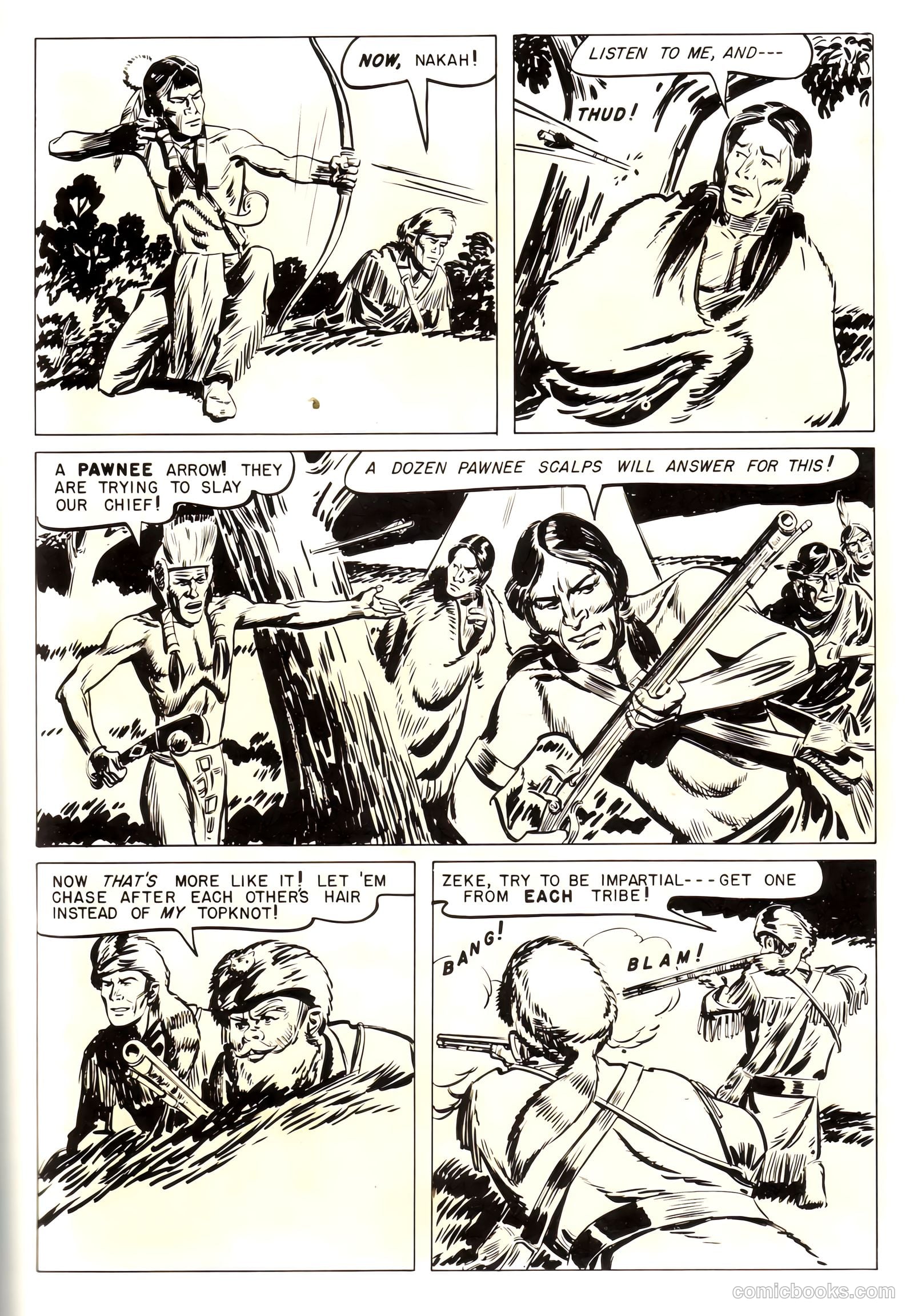 Ben Bowie and His Mountain Men #7 (1956) — page 35 of 36