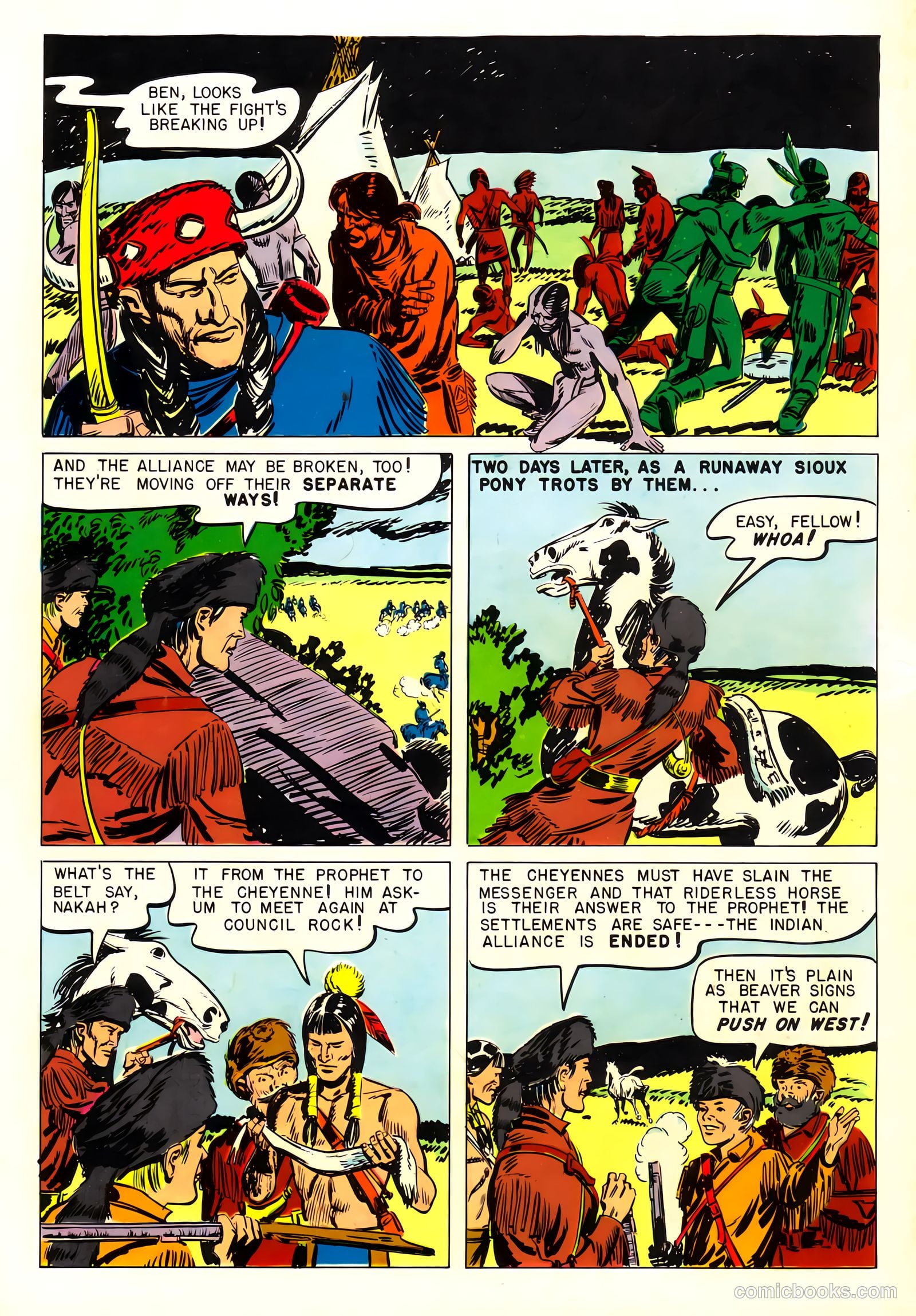 Ben Bowie and His Mountain Men #7 (1956) — page 36 of 36