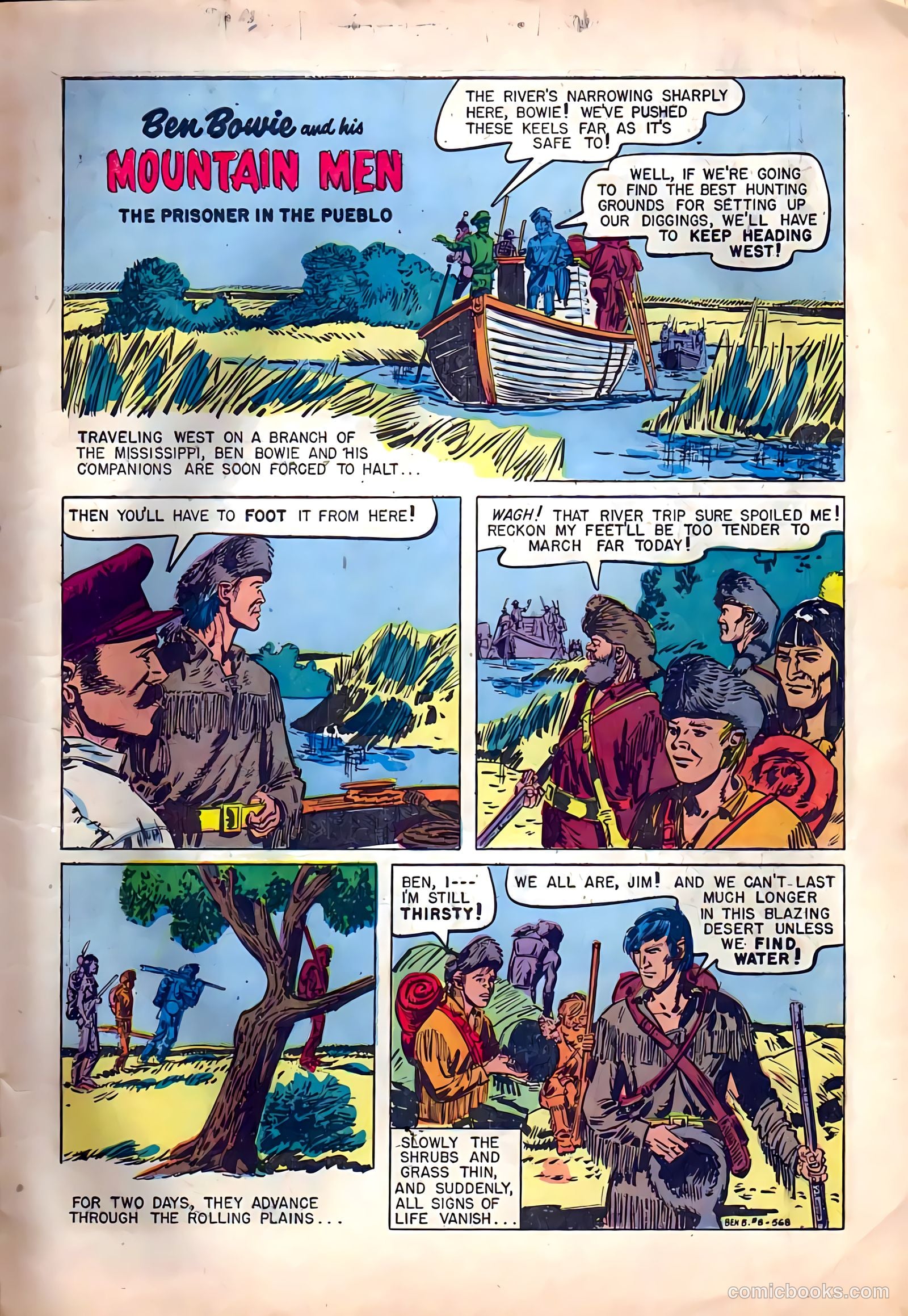 Ben Bowie and His Mountain Men #8 (1956) — page 3 of 36