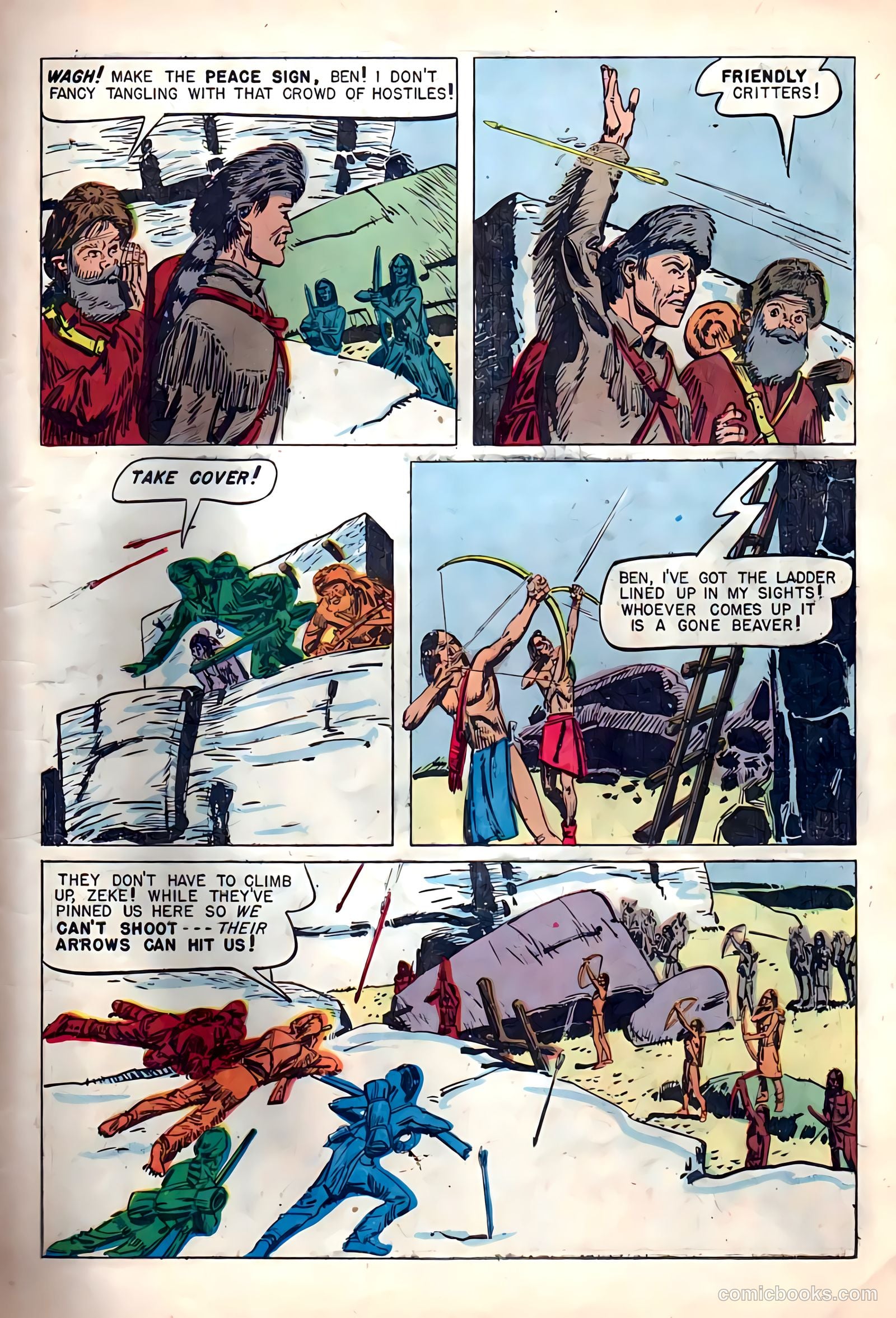 Ben Bowie and His Mountain Men #8 (1956) — page 7 of 36