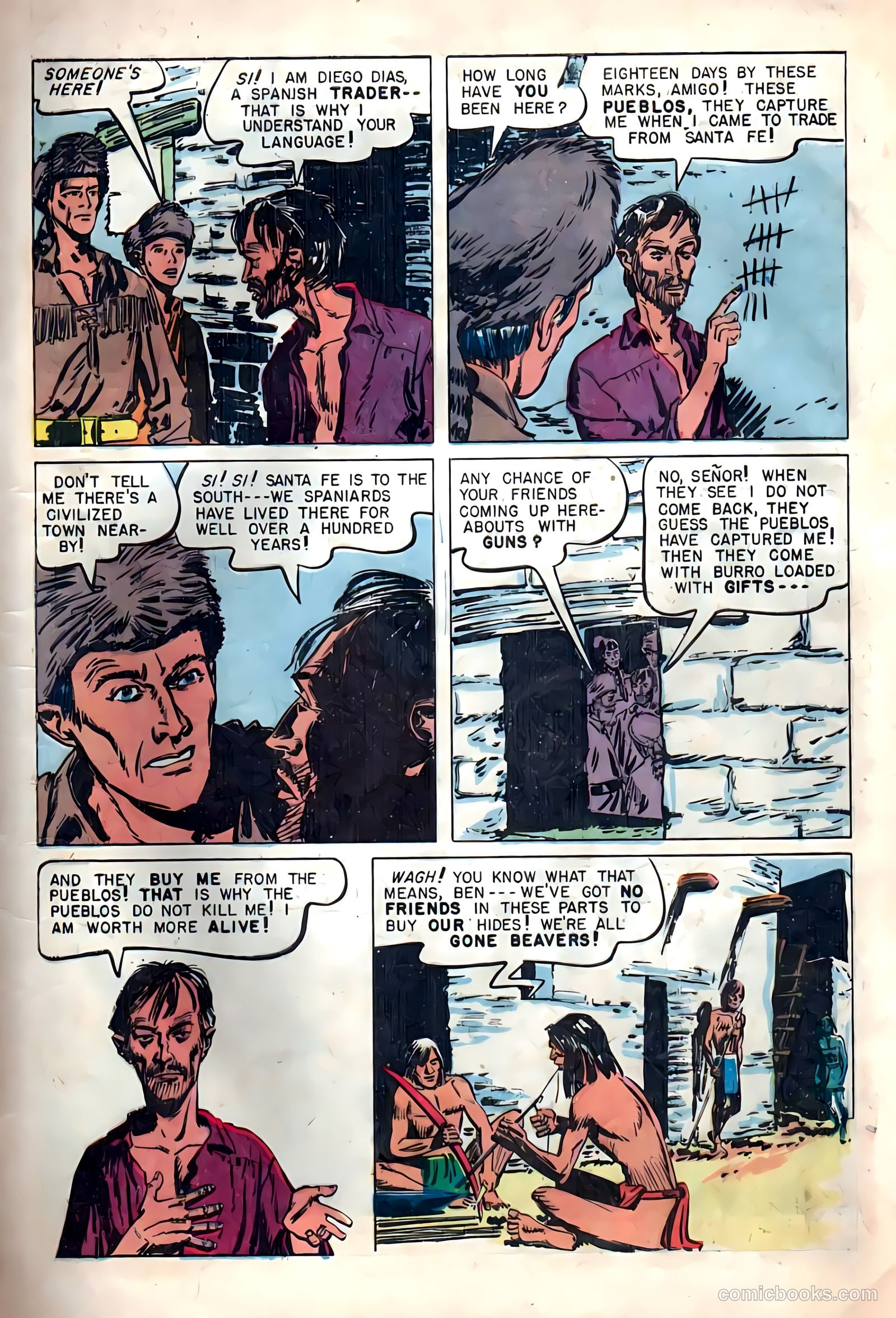 Ben Bowie and His Mountain Men #8 (1956) — page 9 of 36