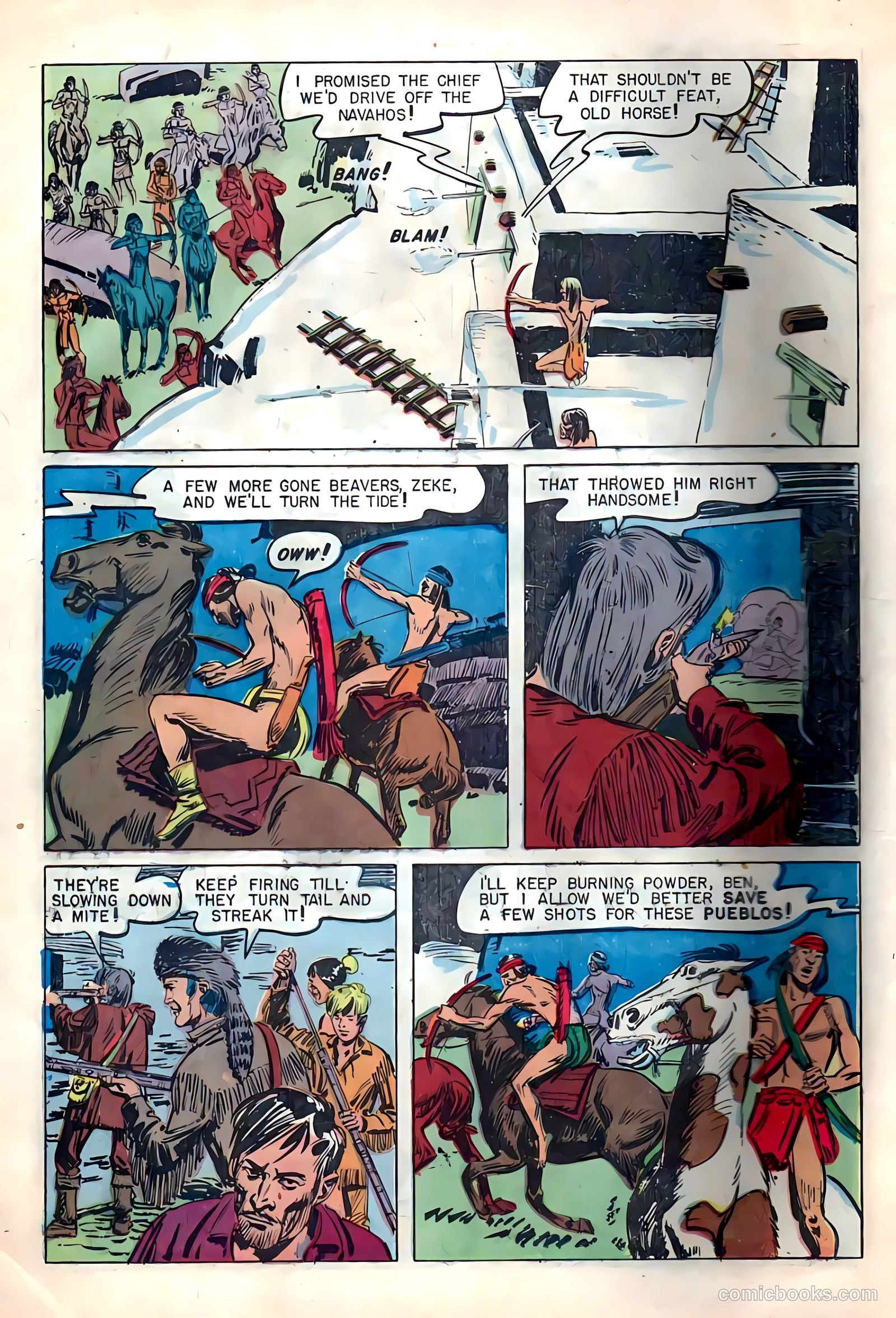 Ben Bowie and His Mountain Men #8 (1956) — page 14 of 36