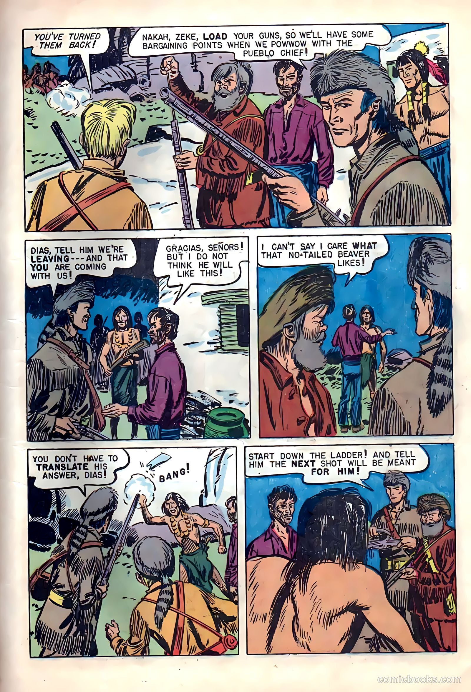 Ben Bowie and His Mountain Men #8 (1956) — page 15 of 36