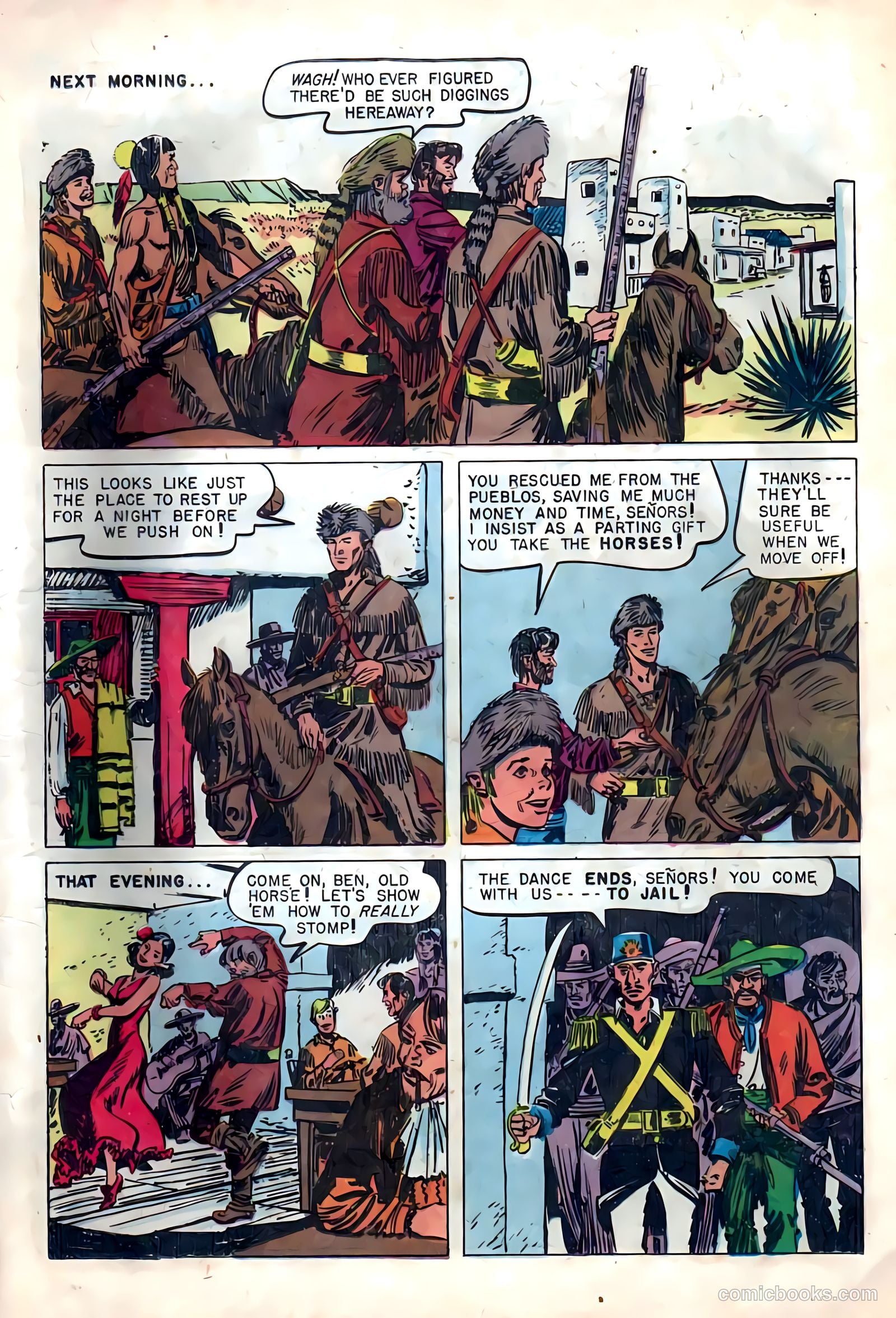 Ben Bowie and His Mountain Men #8 (1956) — page 17 of 36