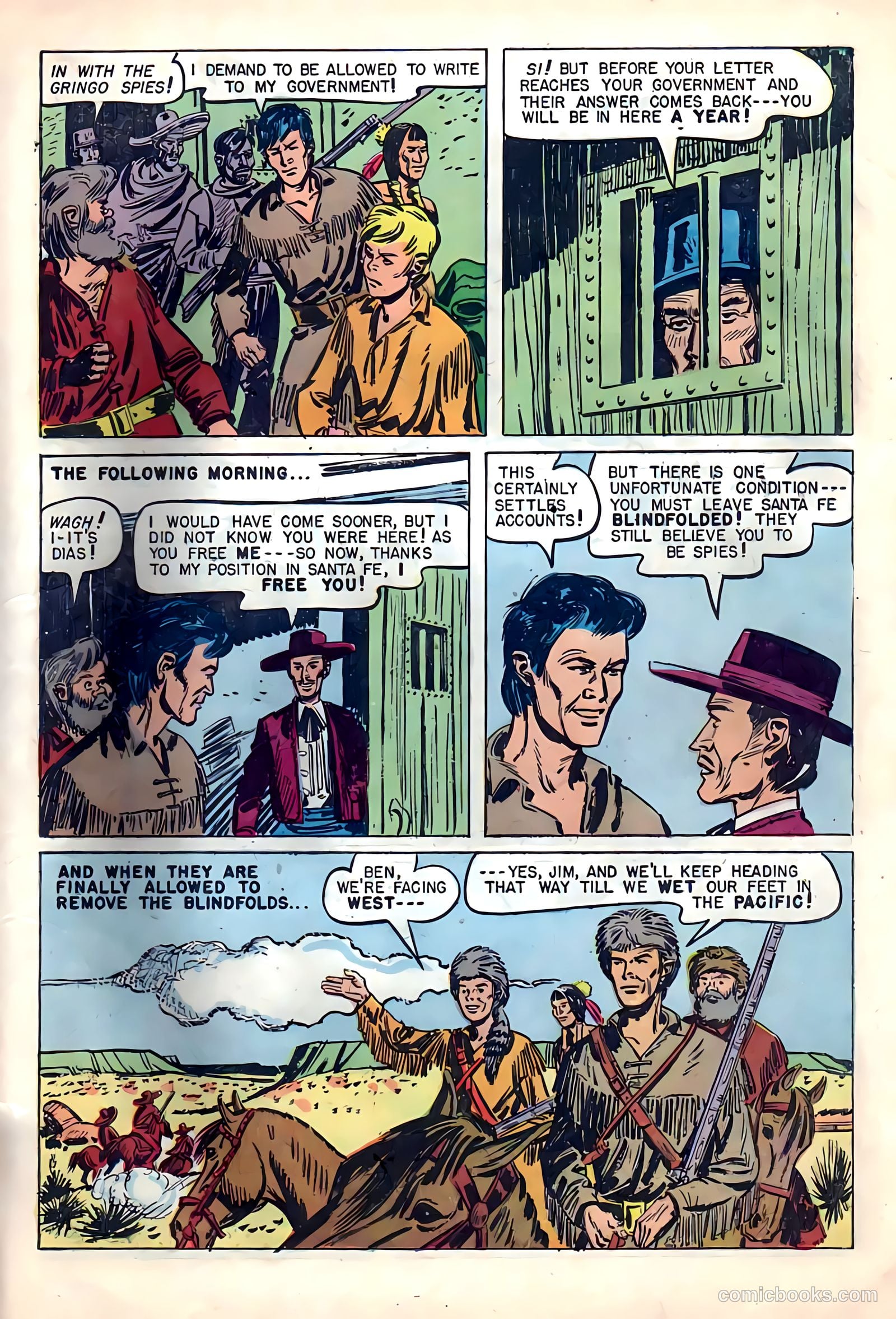 Ben Bowie and His Mountain Men #8 (1956) — page 19 of 36
