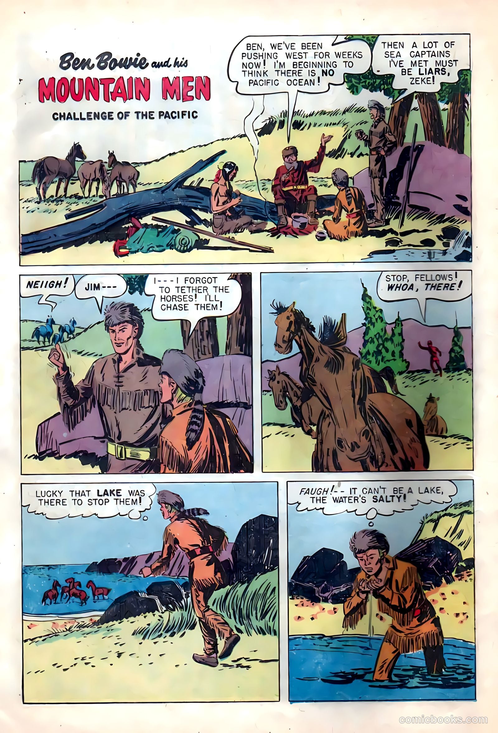 Ben Bowie and His Mountain Men #8 (1956) — page 20 of 36