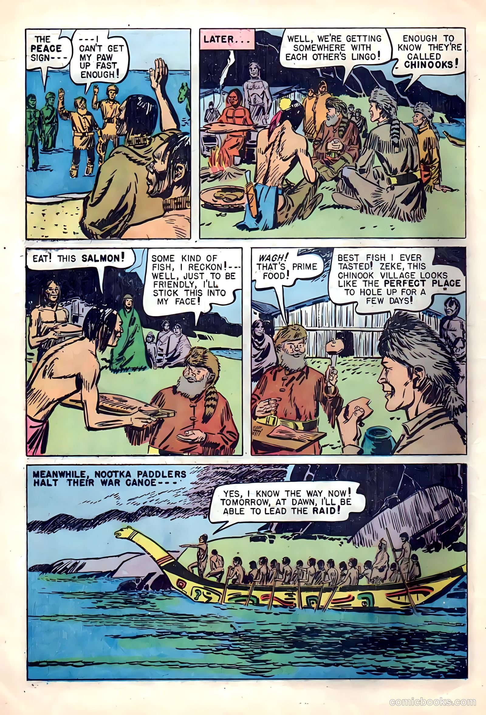 Ben Bowie and His Mountain Men #8 (1956) — page 22 of 36