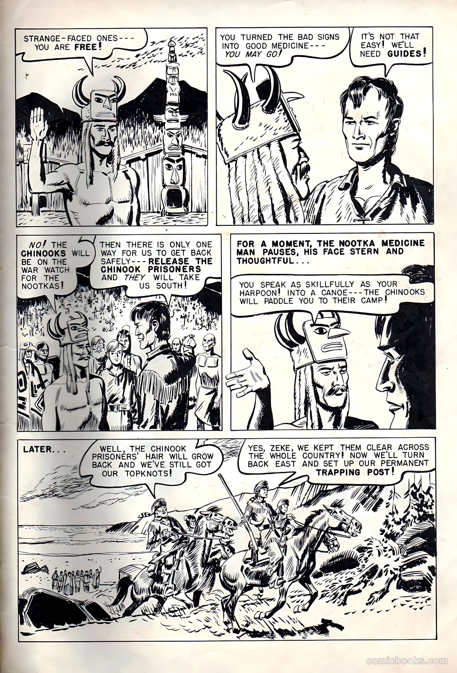 Ben Bowie and His Mountain Men #8 (1956) — page 35 of 36