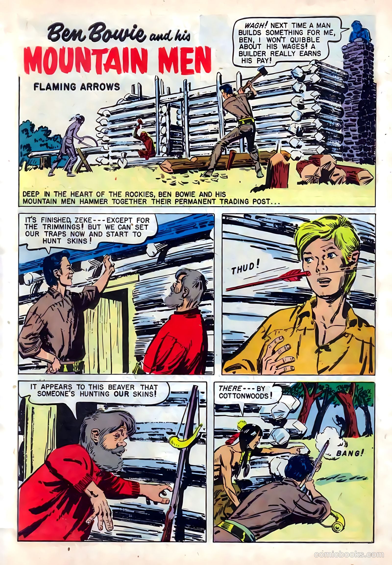 Ben Bowie and His Mountain Men #9 (1957) — page 3 of 36