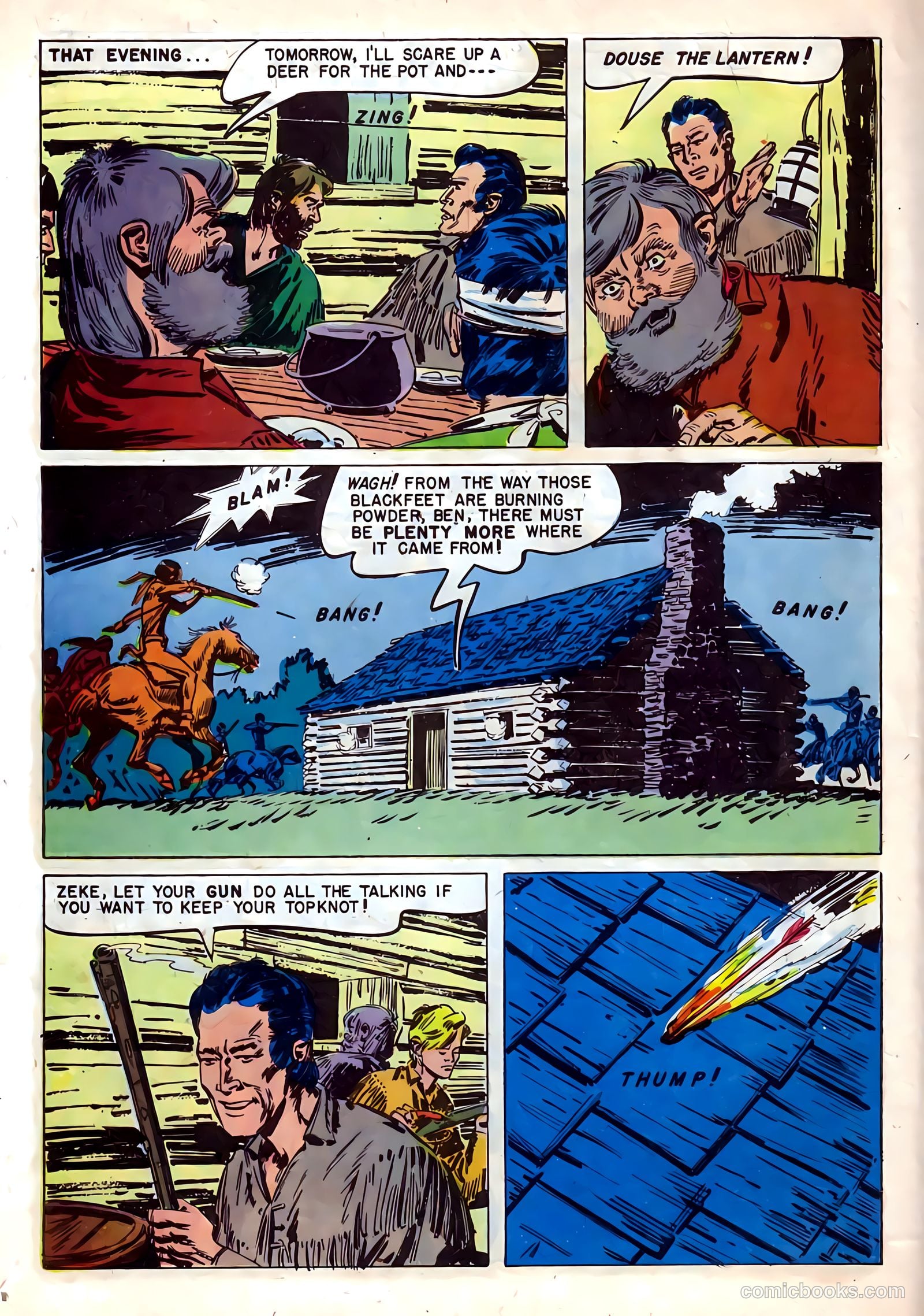Ben Bowie and His Mountain Men #9 (1957) — page 8 of 36