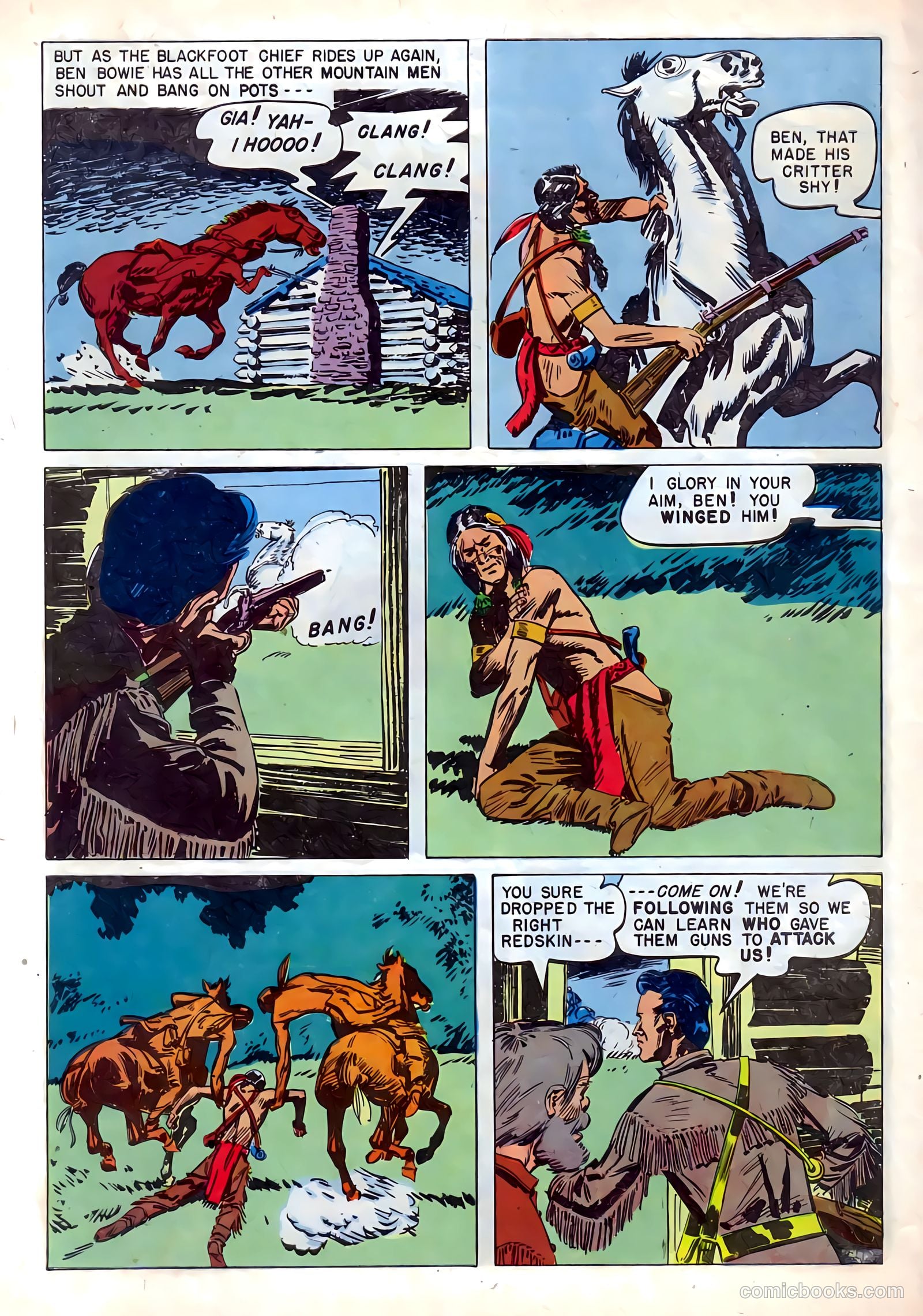 Ben Bowie and His Mountain Men #9 (1957) — page 10 of 36