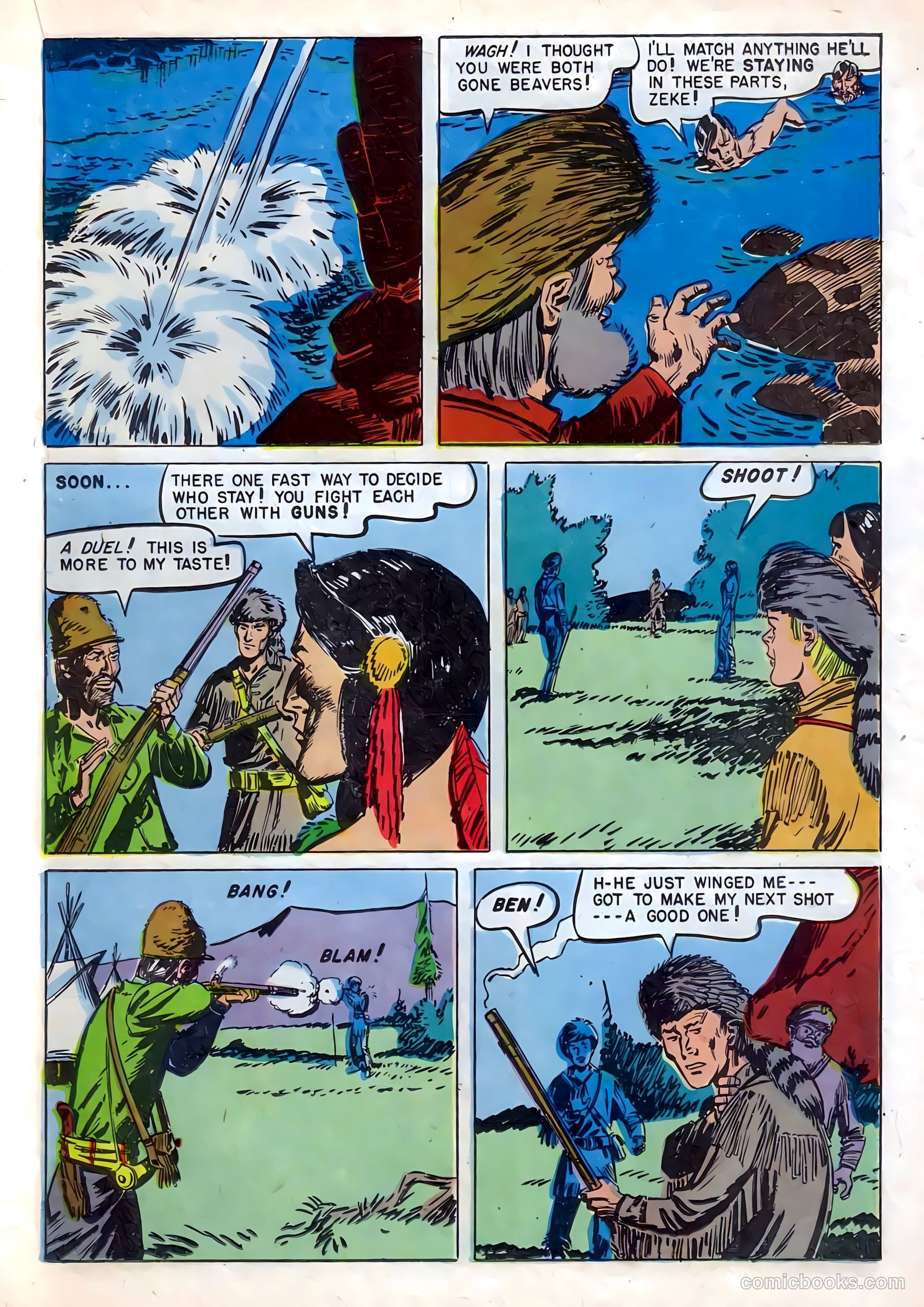 Ben Bowie and His Mountain Men #9 (1957) — page 15 of 36