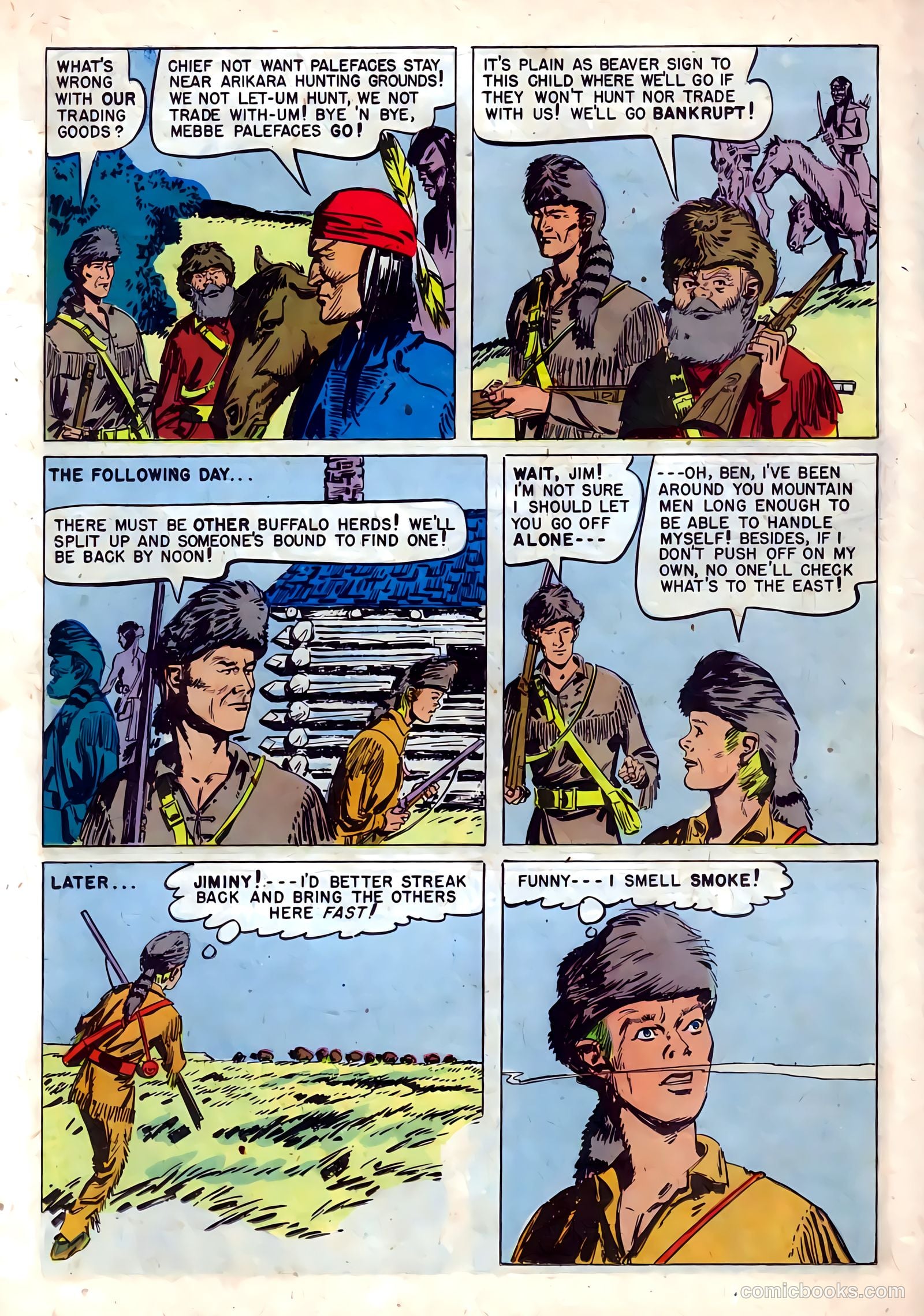 Ben Bowie and His Mountain Men #9 (1957) — page 18 of 36