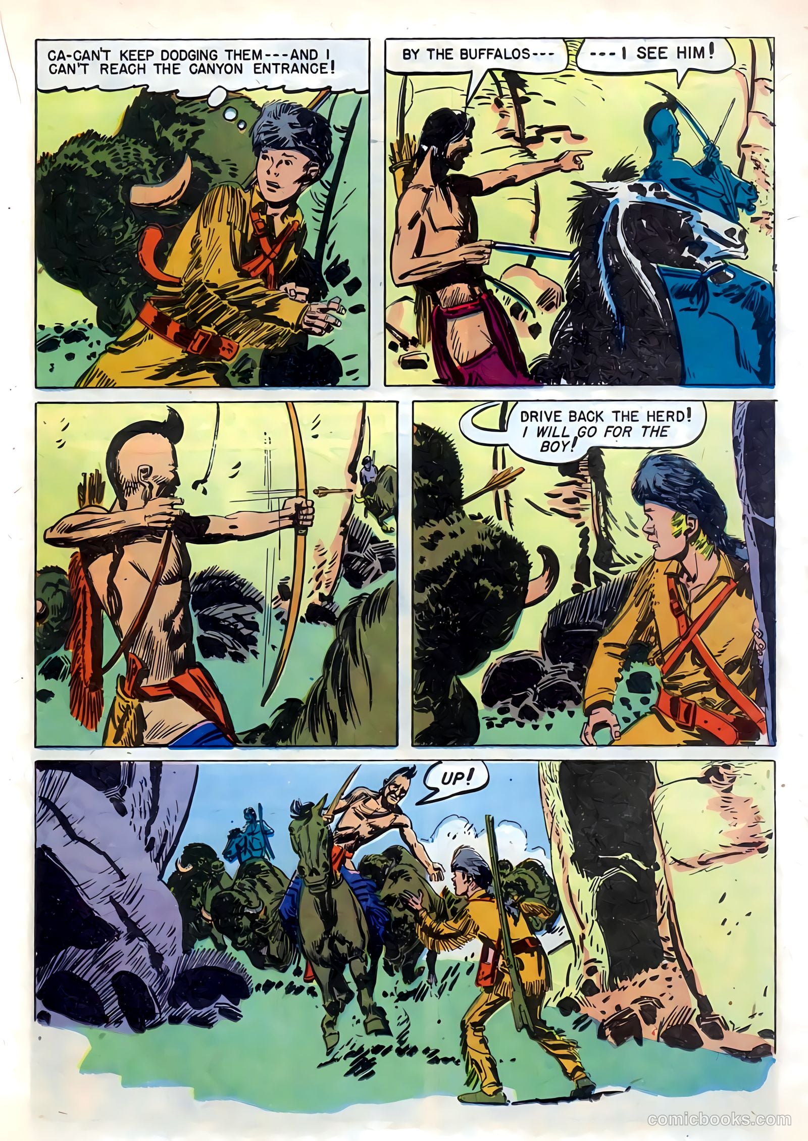 Ben Bowie and His Mountain Men #9 (1957) — page 21 of 36