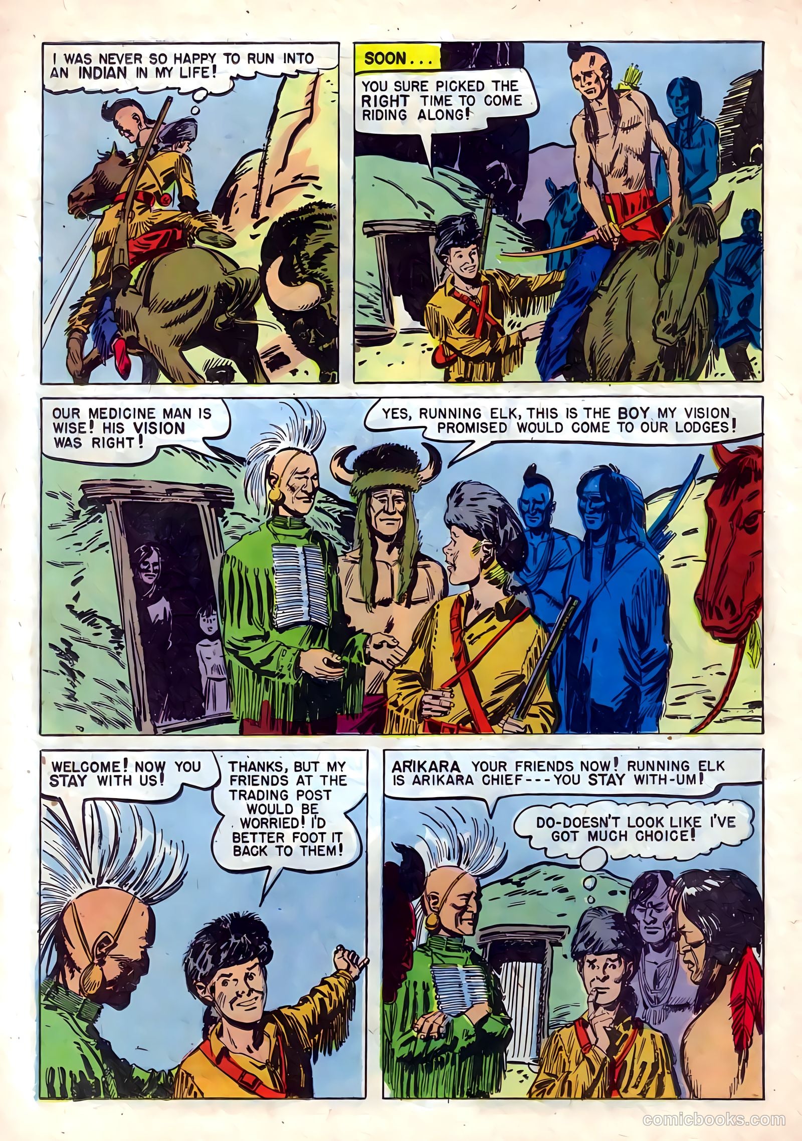 Ben Bowie and His Mountain Men #9 (1957) — page 22 of 36