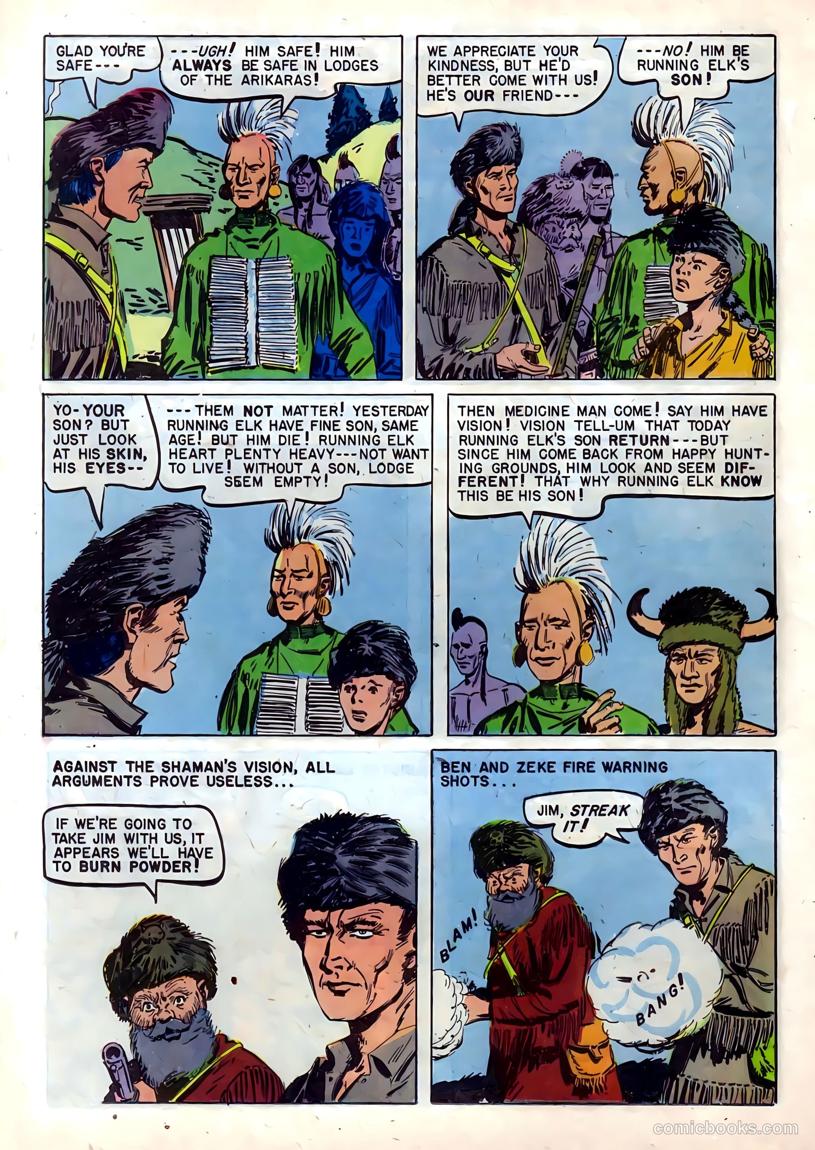 Ben Bowie and His Mountain Men #9 (1957) — page 24 of 36