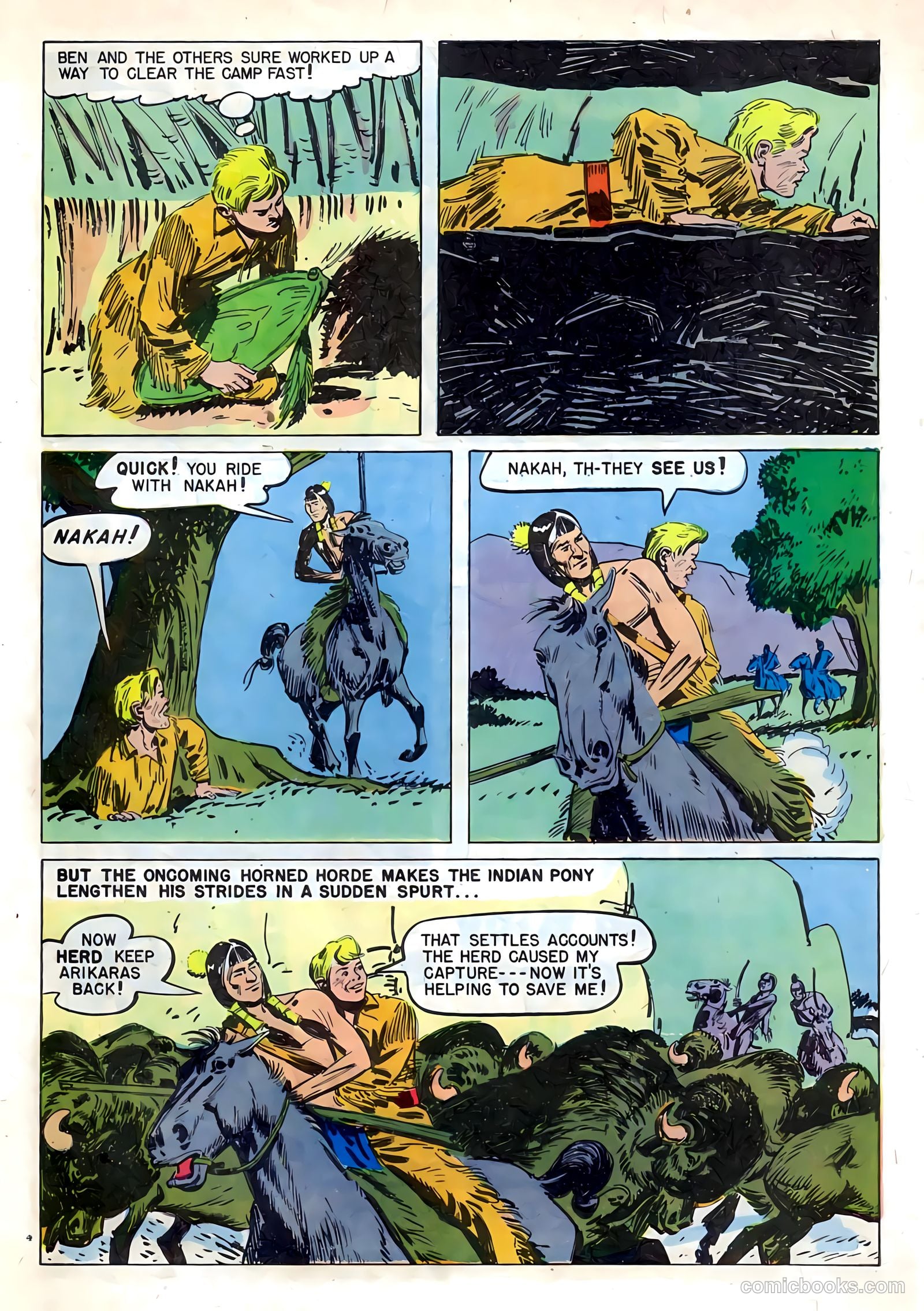 Ben Bowie and His Mountain Men #9 (1957) — page 33 of 36